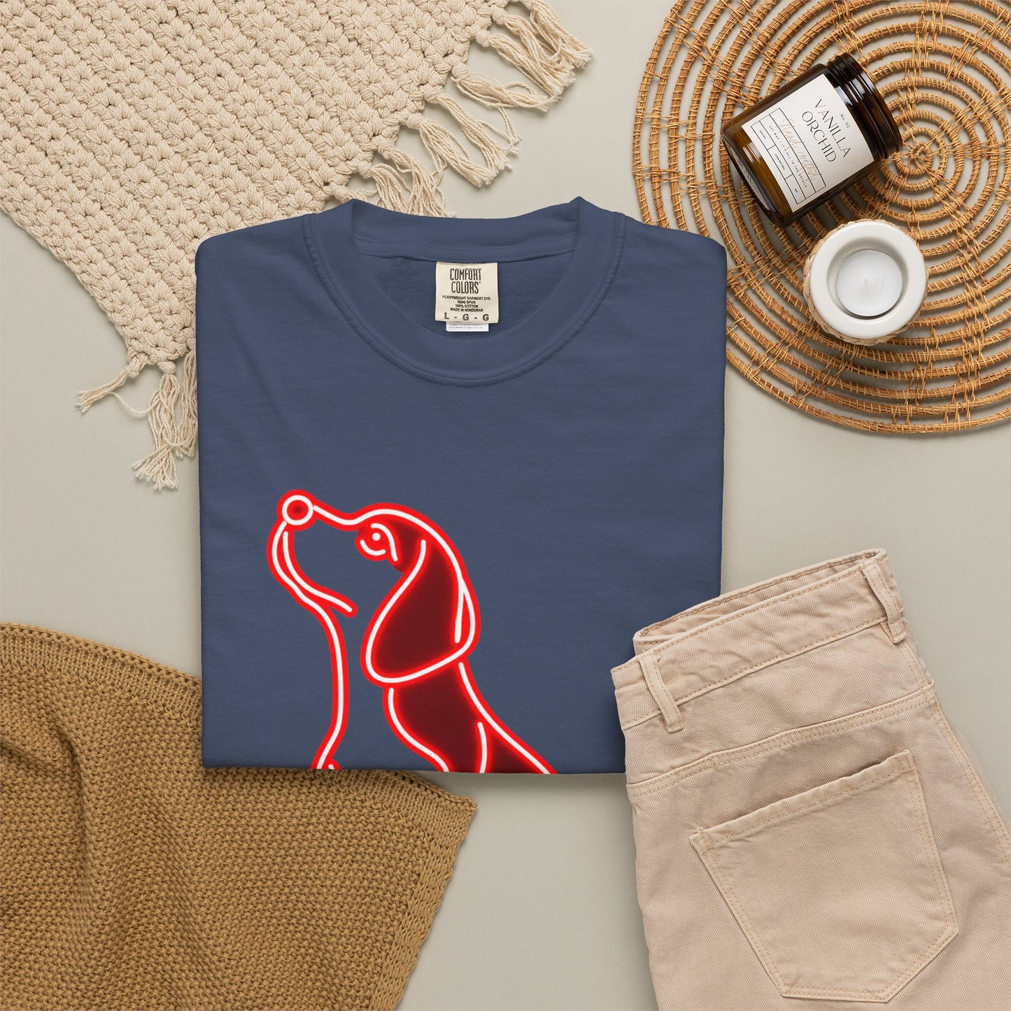 Beagle - Neon Red Hound