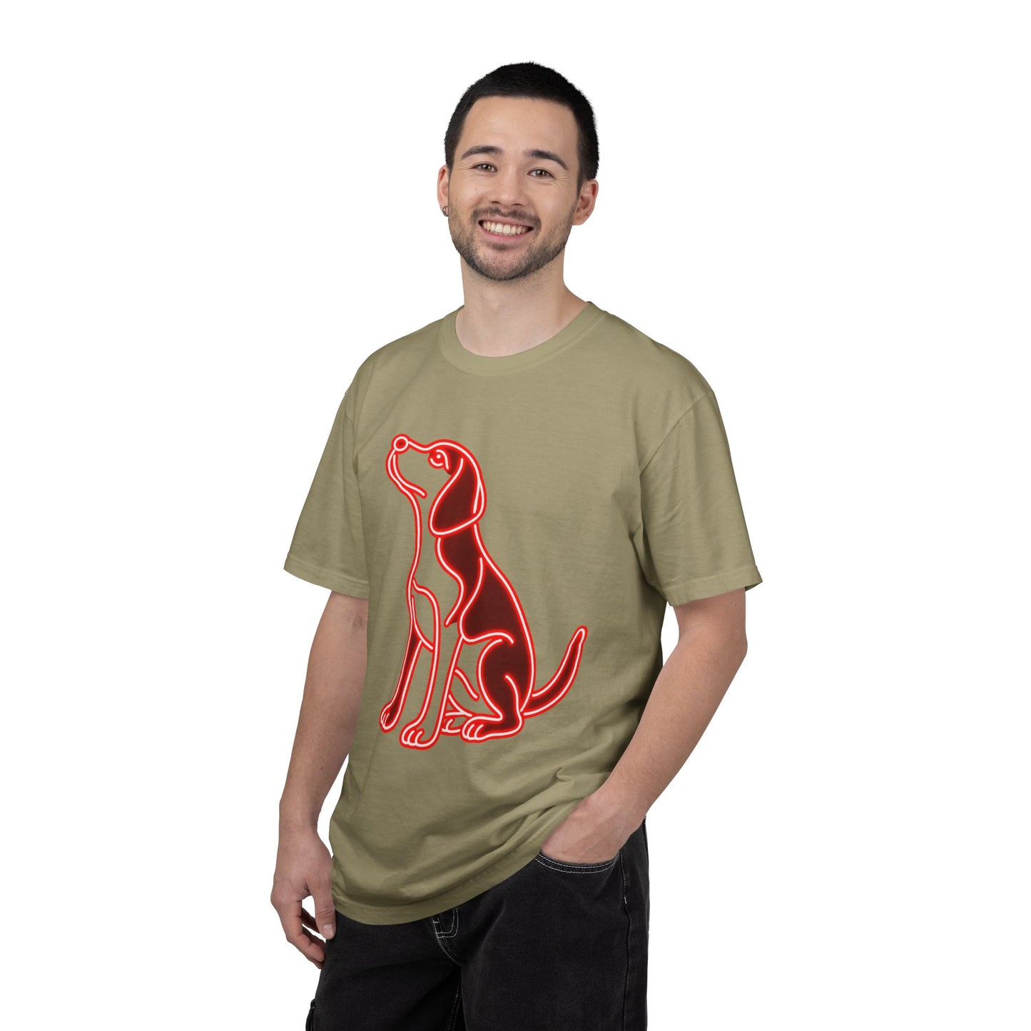 Beagle - Neon Red Hound