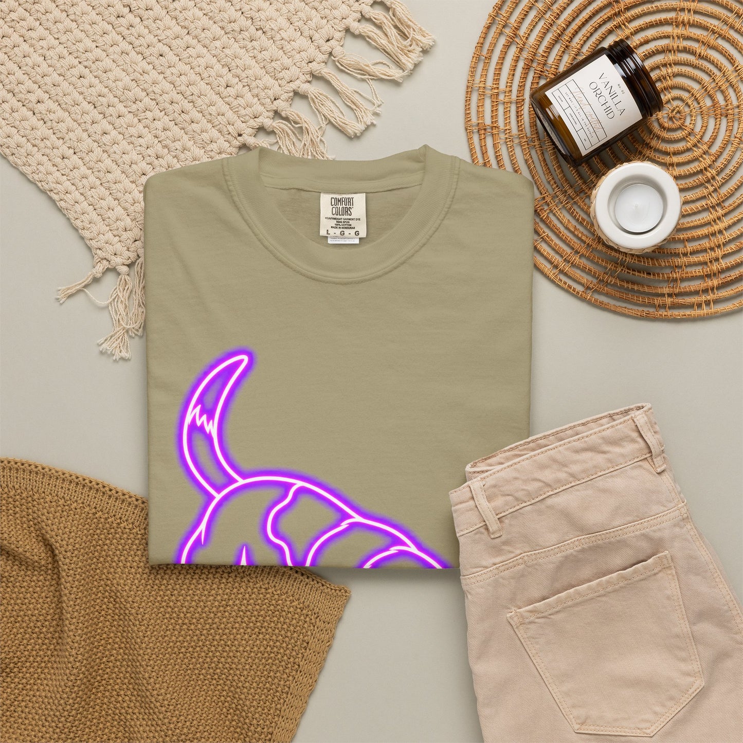 Beagle T-shirt - Neon Purple Tracker Hound