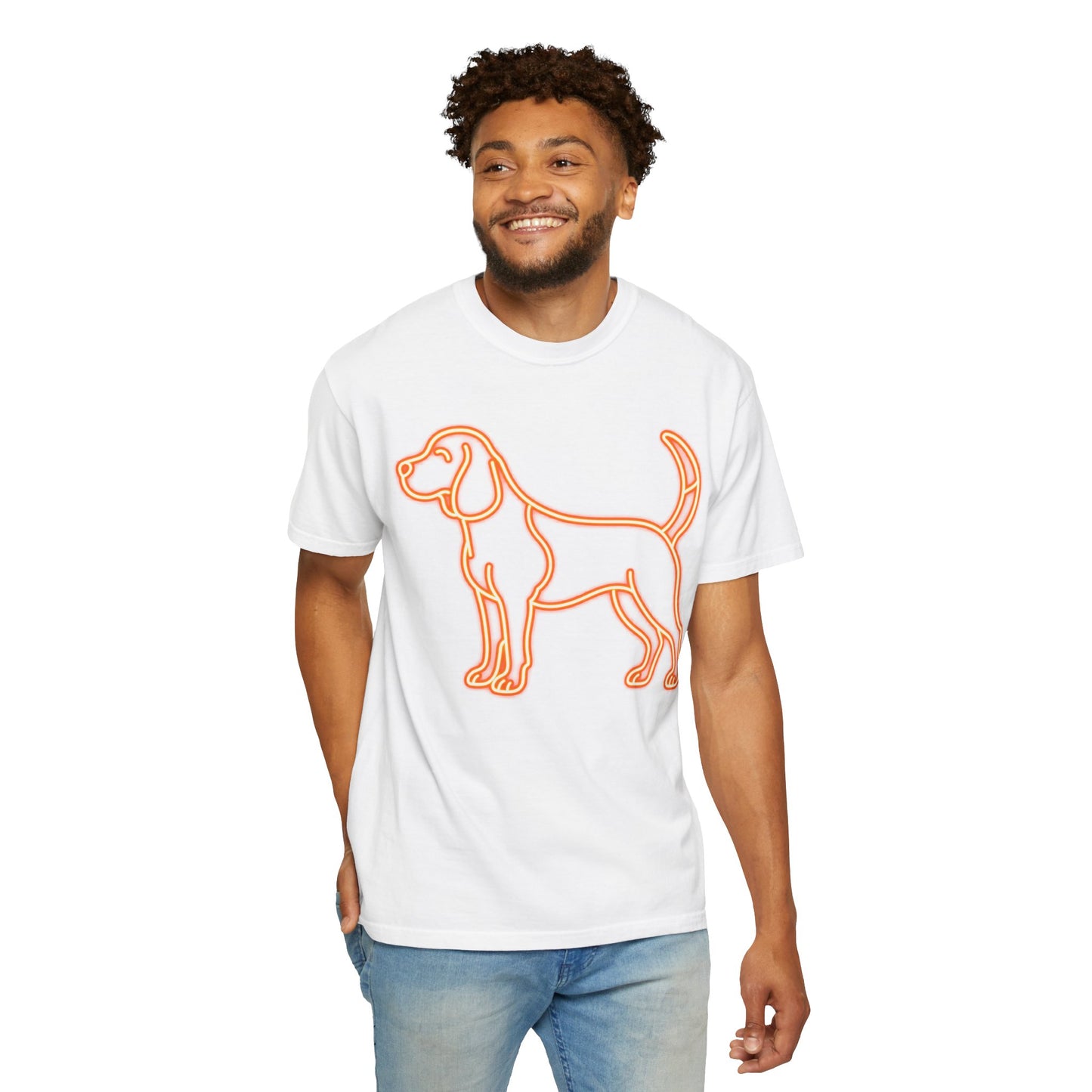 Beagle - Neon Orange Hound