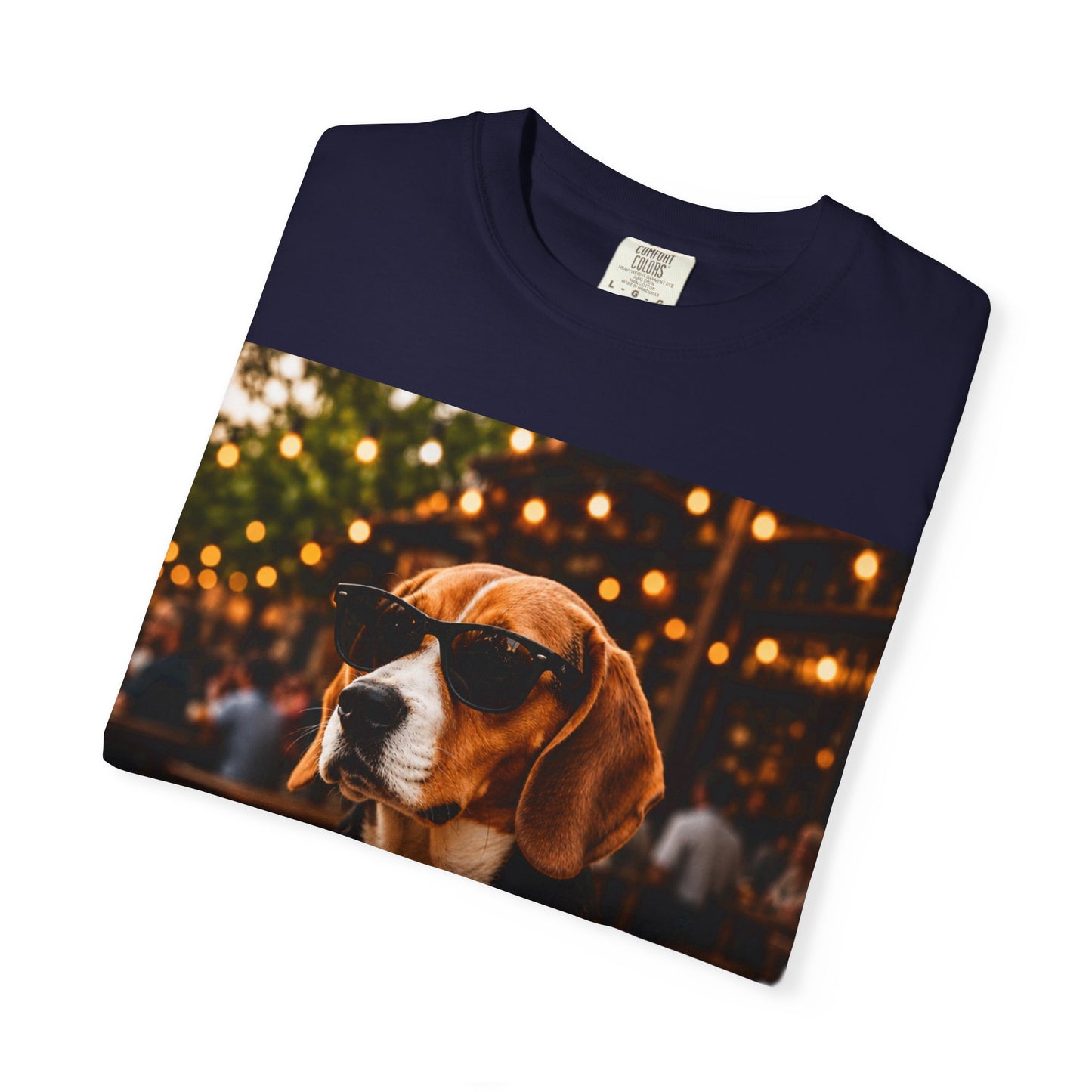 Beagle Pub T-Shirt – Sunglasses & Stout Dog Graphic Tee