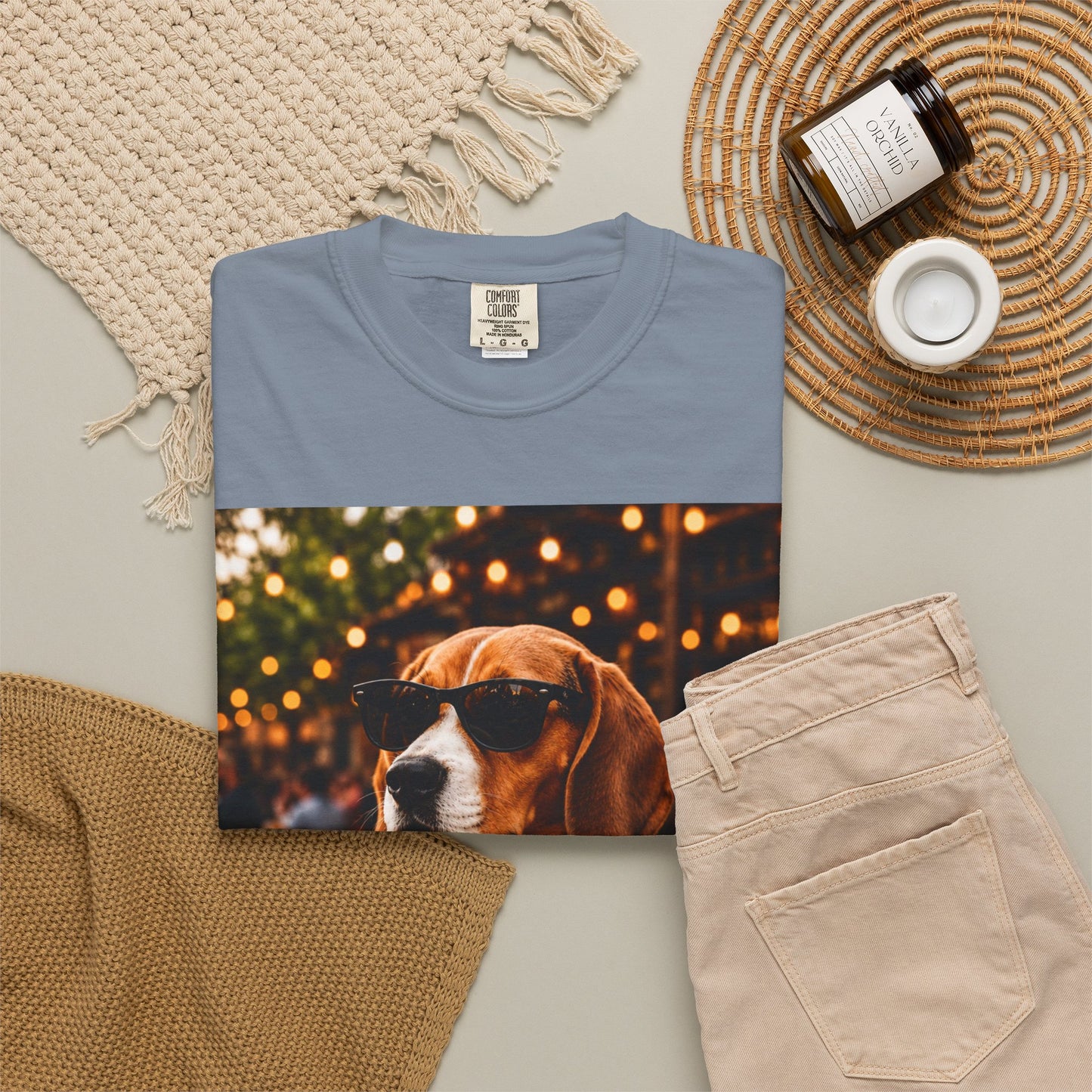 Beagle Pub T-Shirt – Sunglasses & Stout Dog Graphic Tee