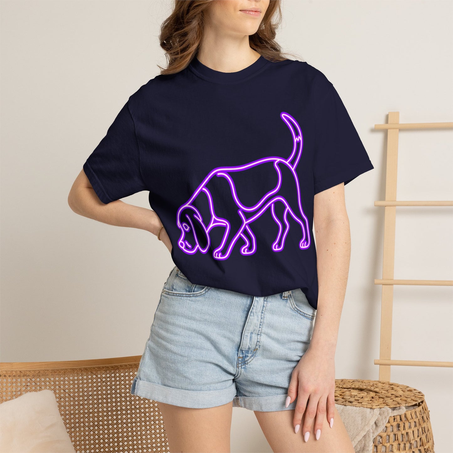 Beagle - Neon Purple Hound