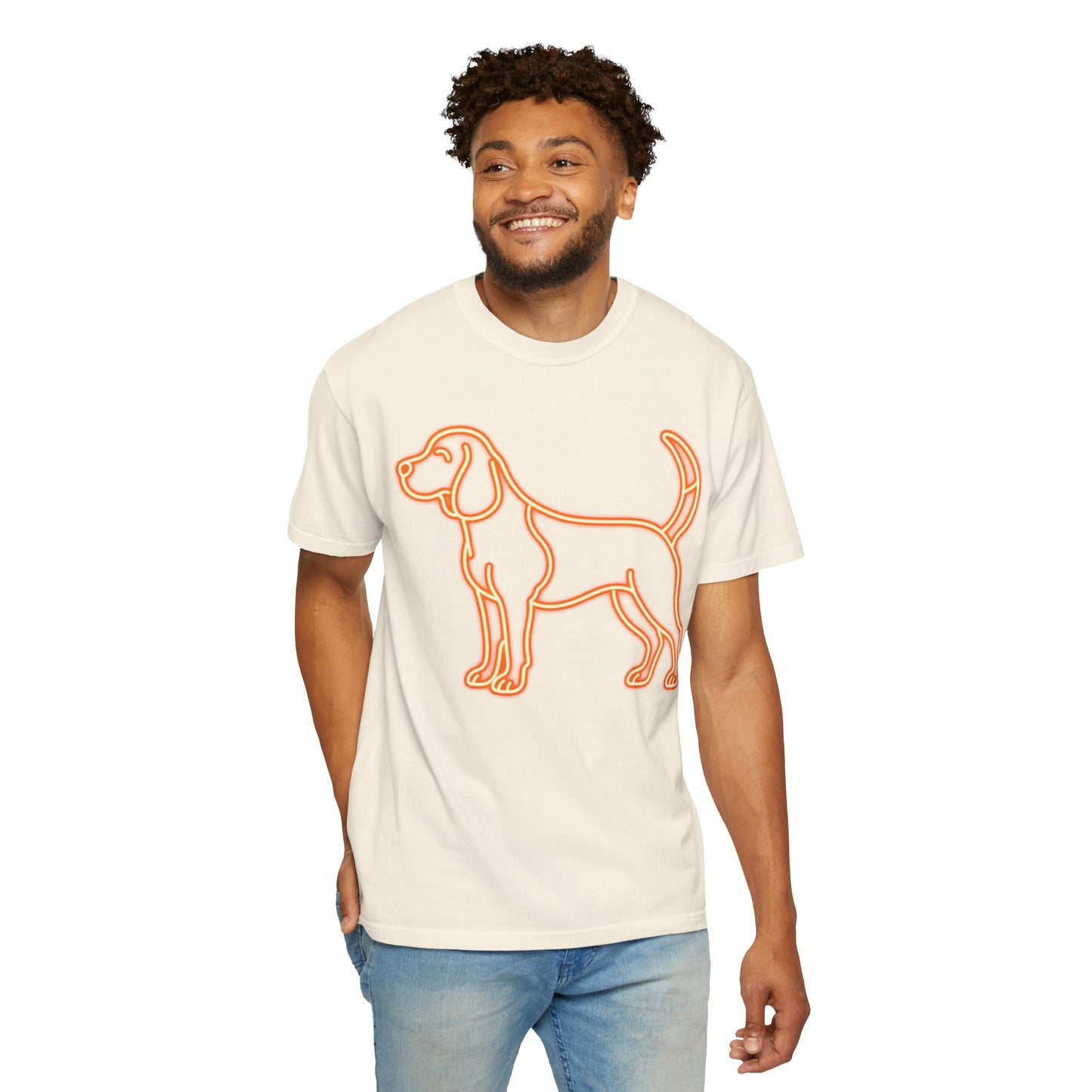Beagle - Neon Orange Hound