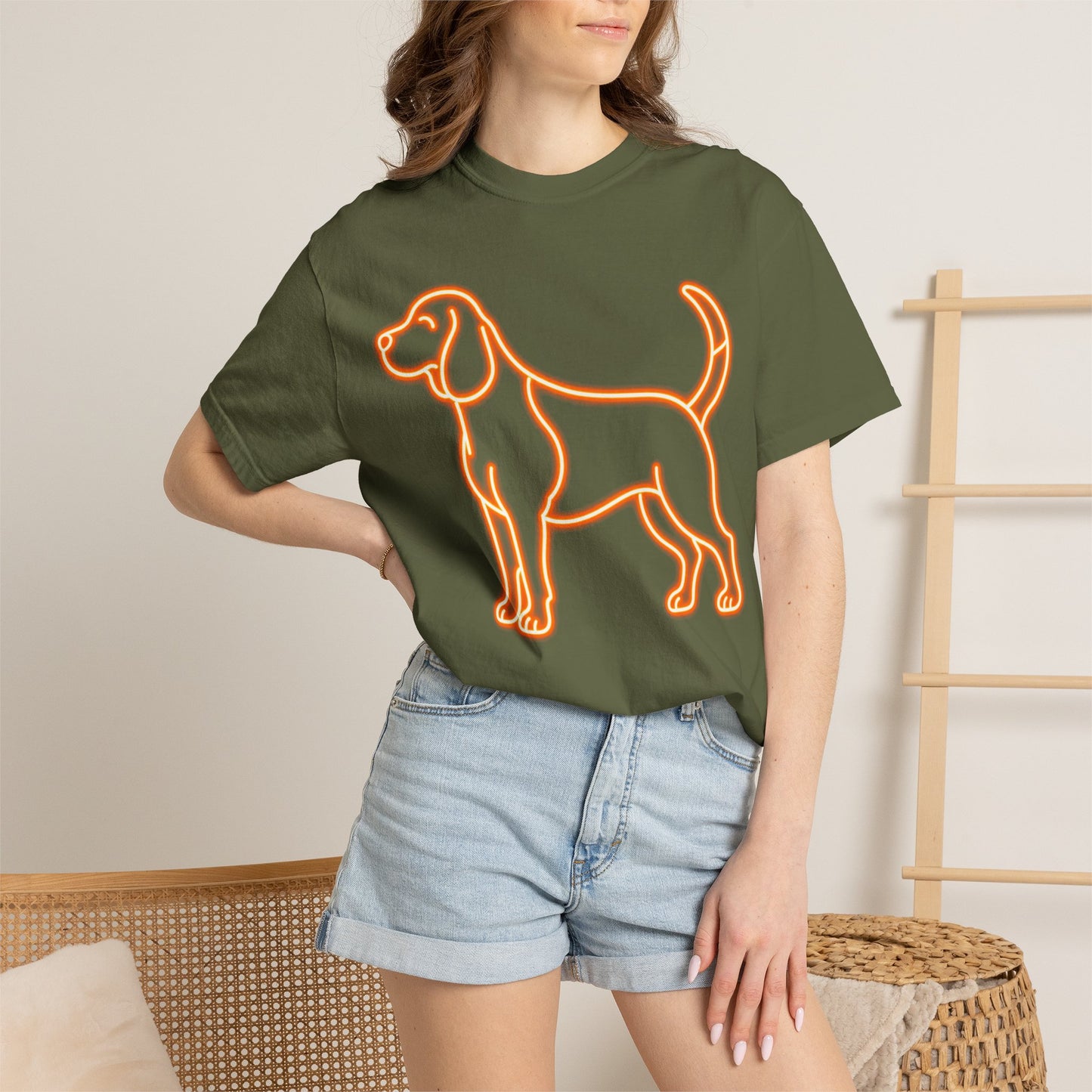 Beagle - Neon Orange Hound