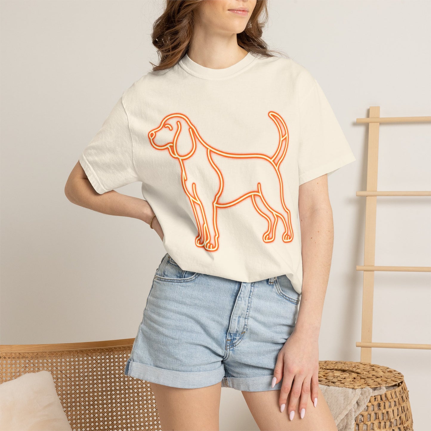 Beagle - Neon Orange Hound