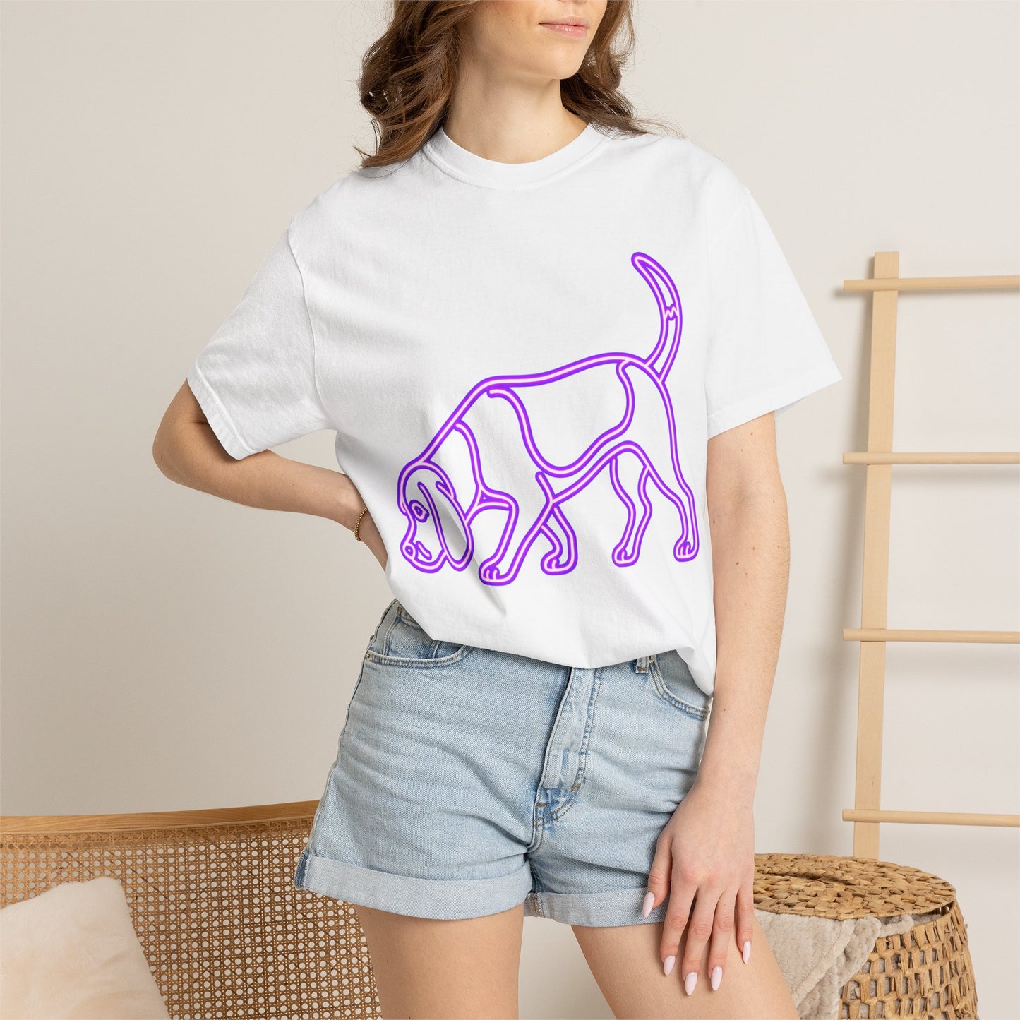 Beagle - Neon Purple Hound
