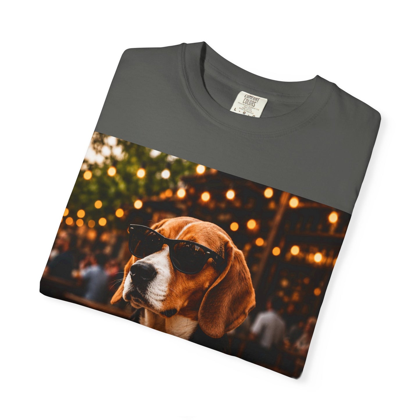 Beagle Pub T-Shirt – Sunglasses & Stout Dog Graphic Tee