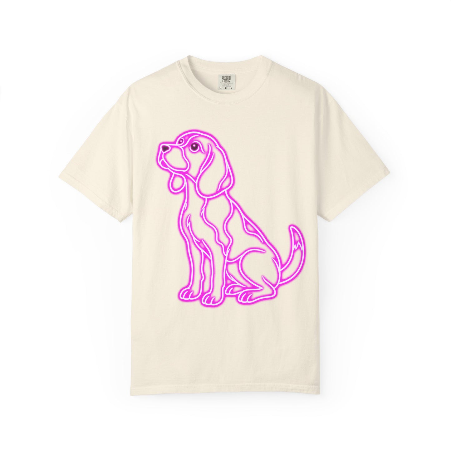 Beagle T-shirt - Neon Purple Patient Hound