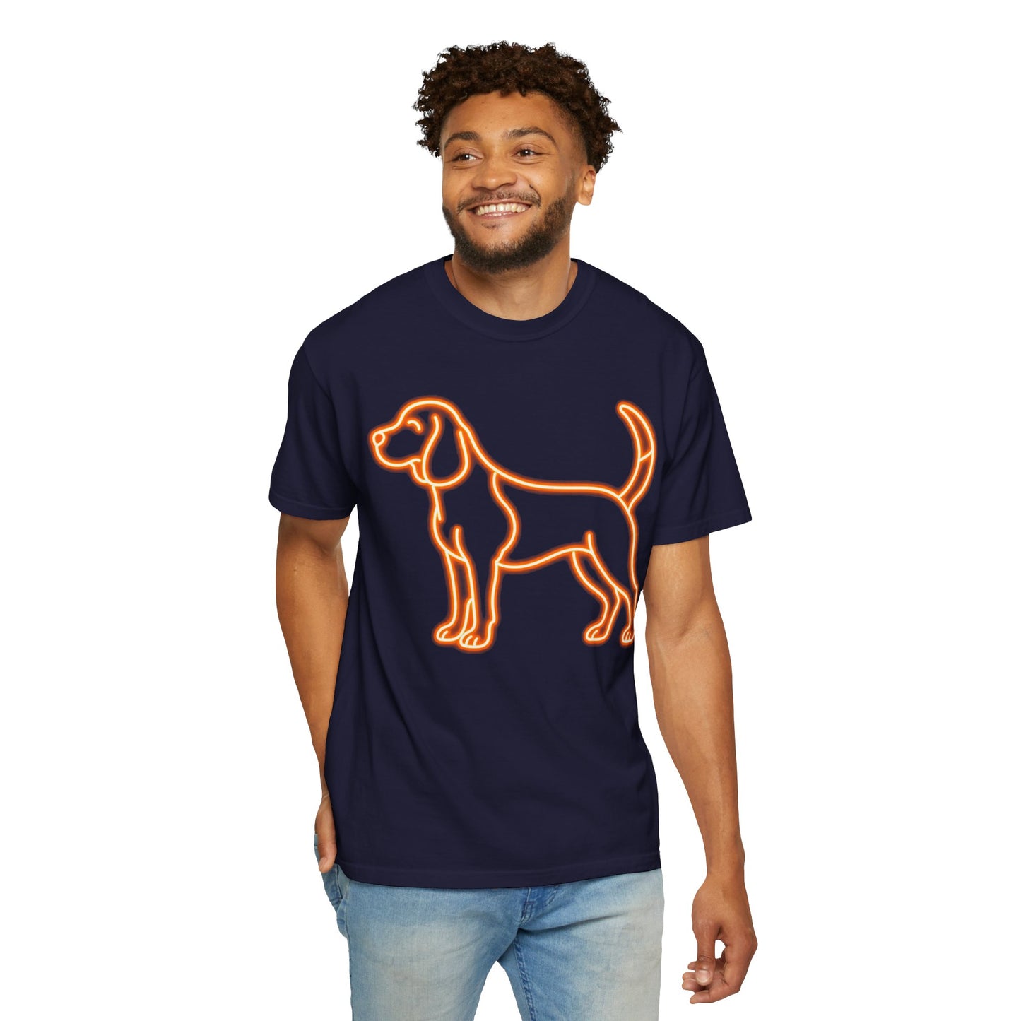 Beagle - Neon Orange Hound