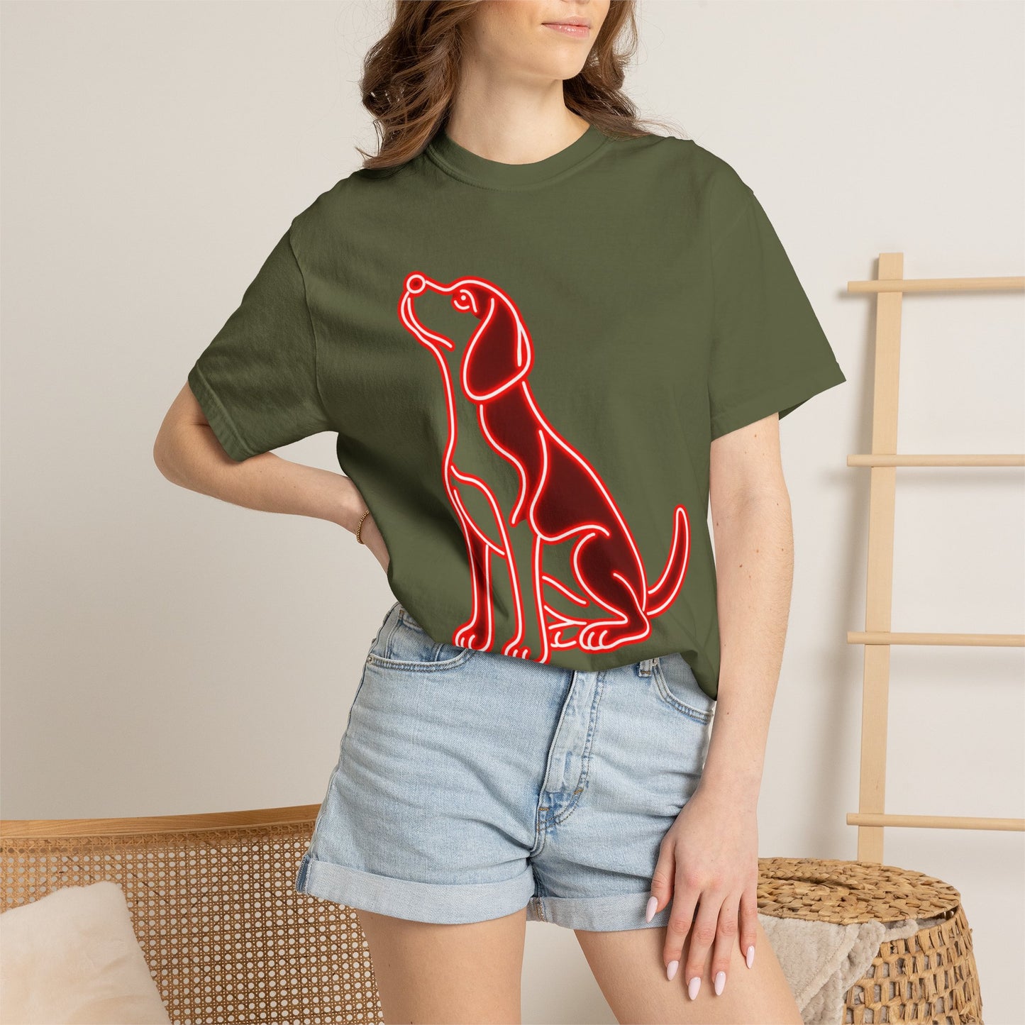 Beagle - Neon Red Hound