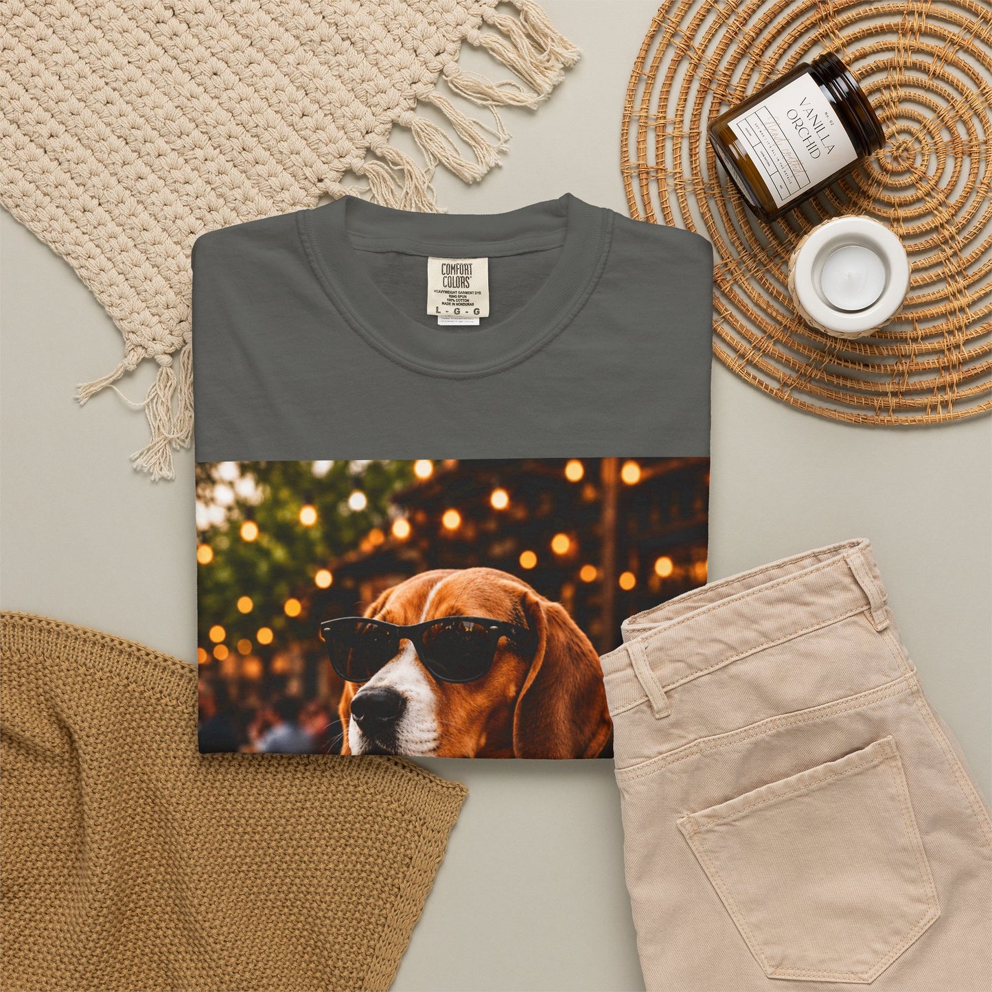Beagle Pub T-Shirt – Sunglasses & Stout Dog Graphic Tee