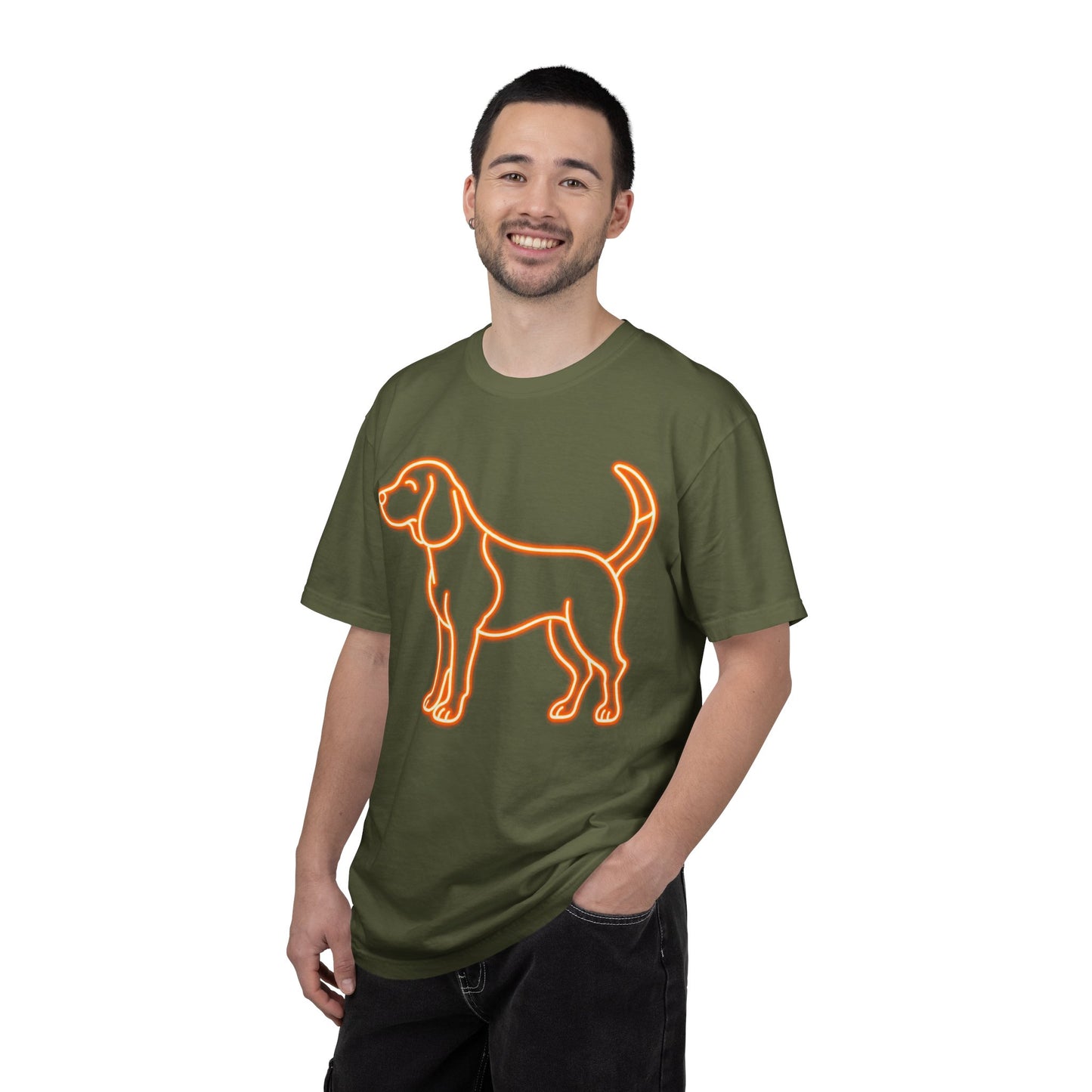 Beagle - Neon Orange Hound