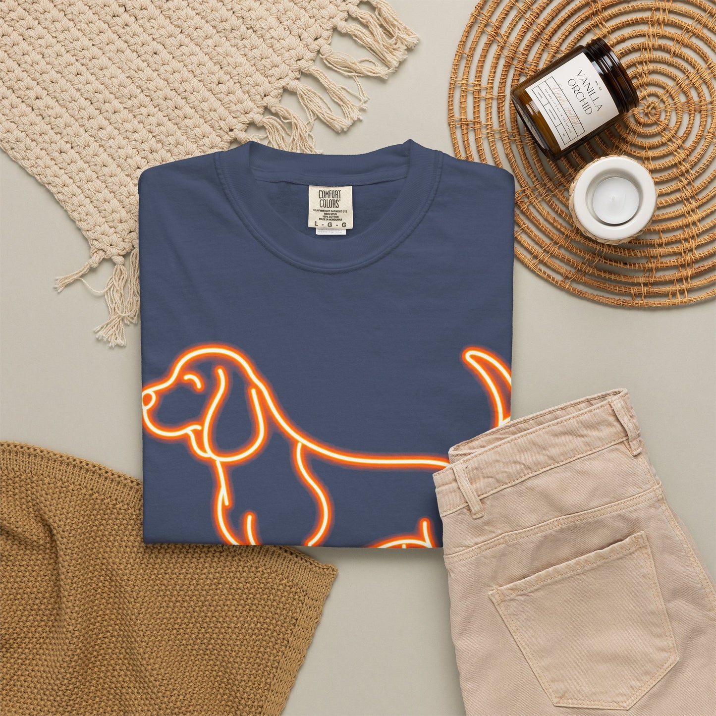 Beagle - Neon Orange Hound