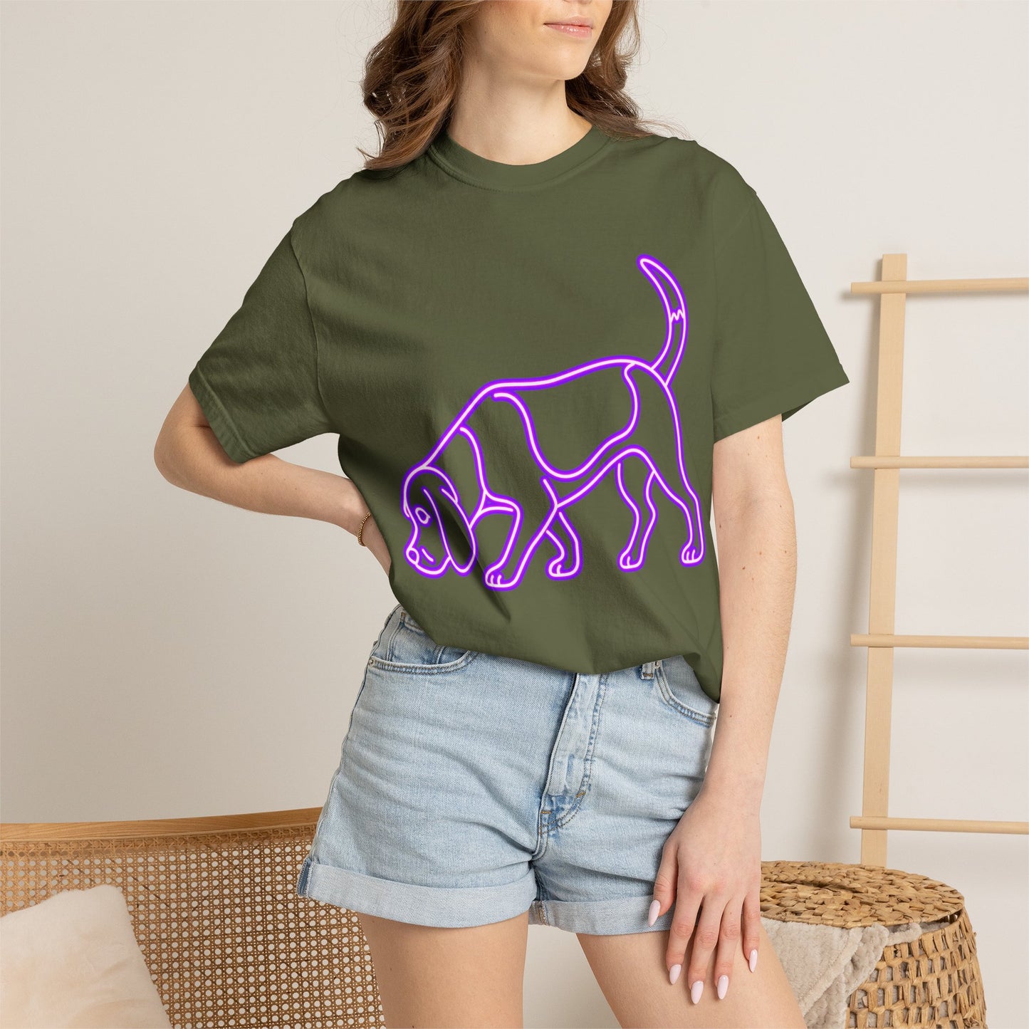 Beagle - Neon Purple Hound