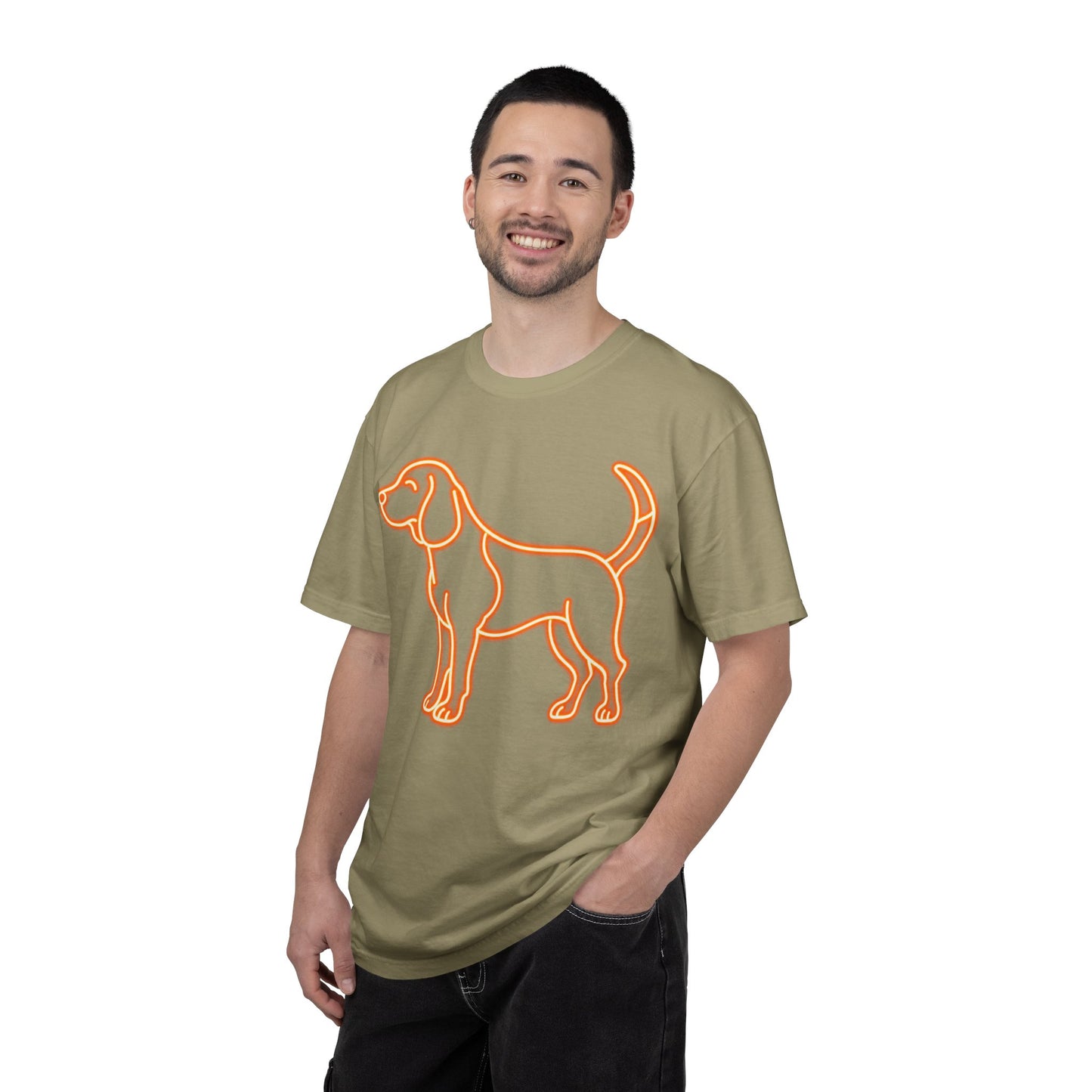 Beagle - Neon Orange Hound