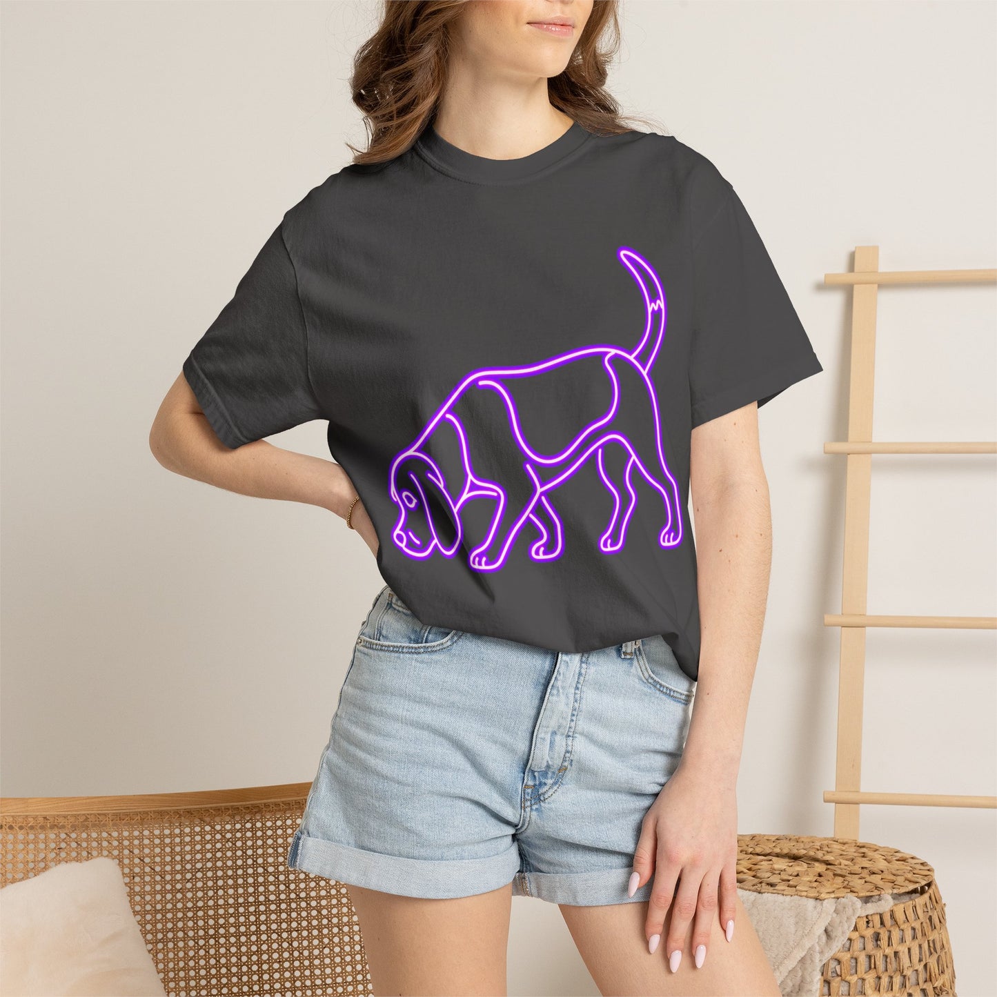 Beagle - Neon Purple Hound