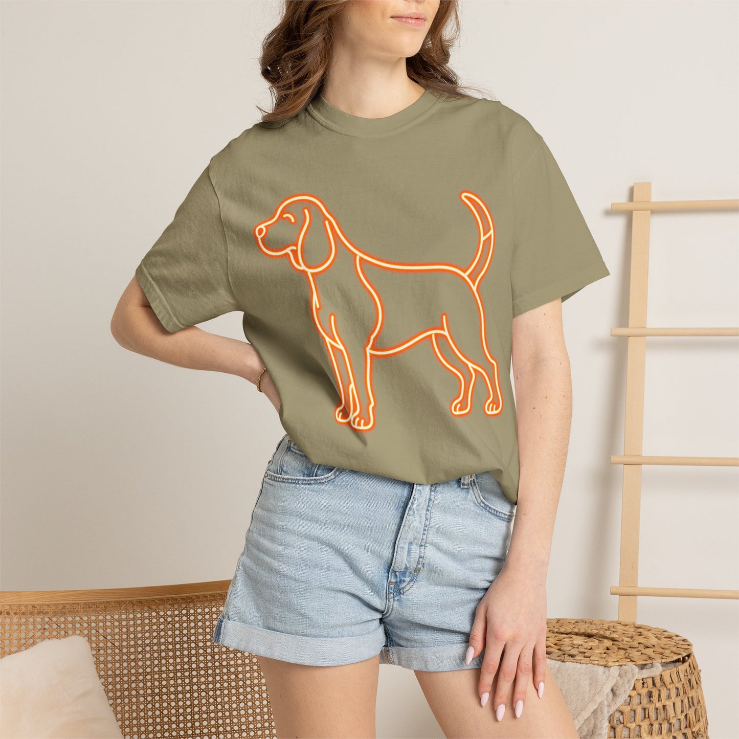 Beagle - Neon Orange Hound