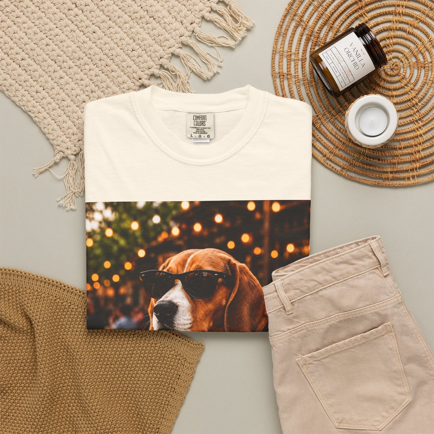 Beagle Pub T-Shirt – Sunglasses & Stout Dog Graphic Tee