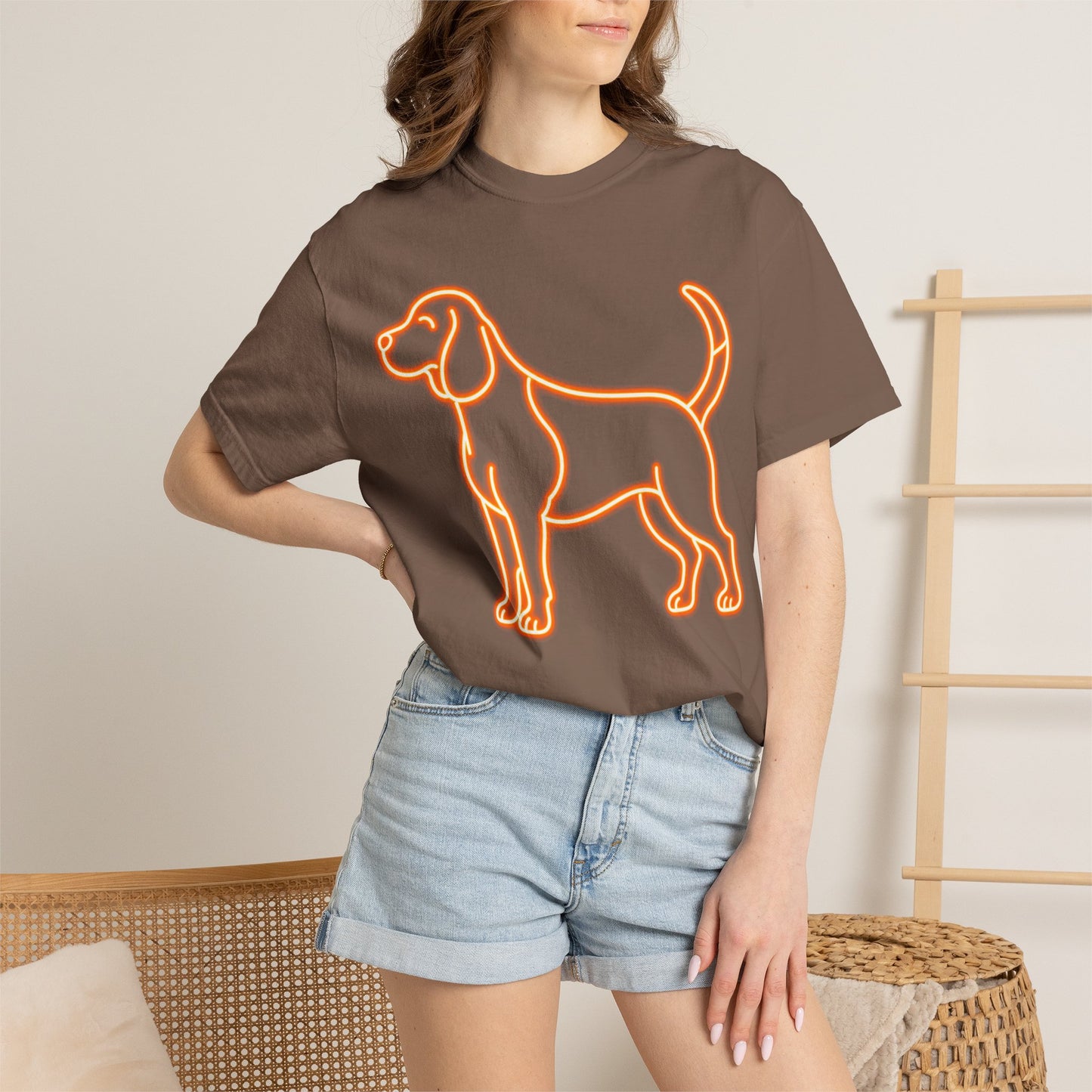 Beagle - Neon Orange Hound