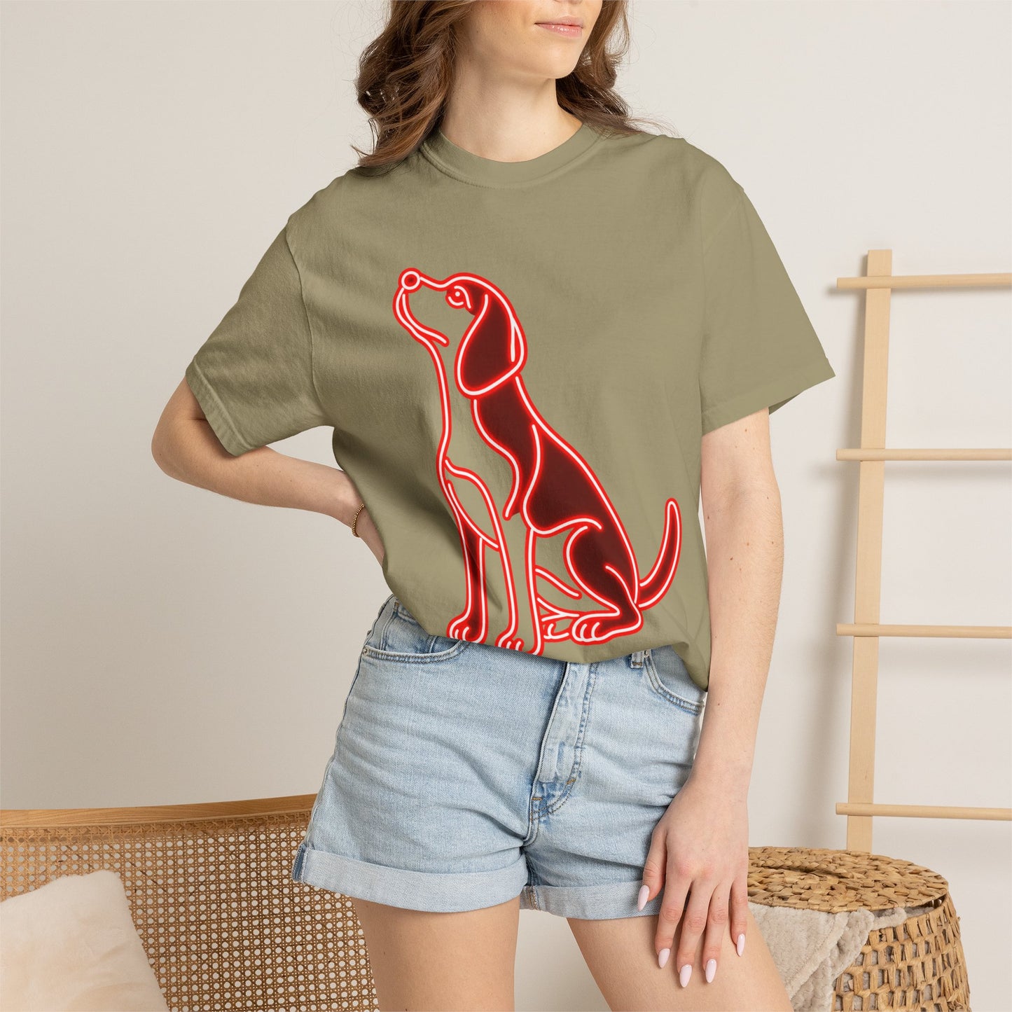 Beagle - Neon Red Hound