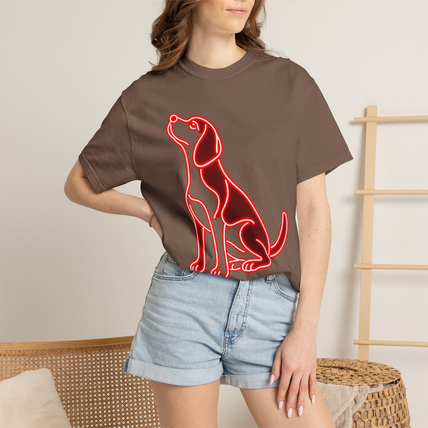 Beagle - Neon Red Hound