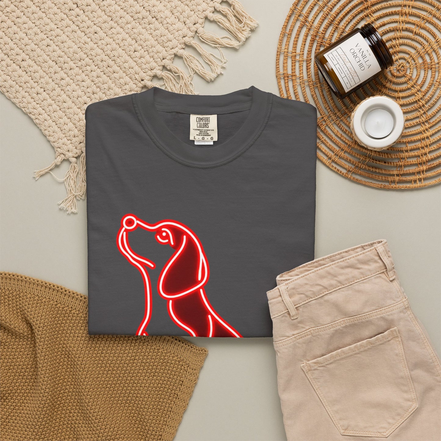 Beagle - Neon Red Hound