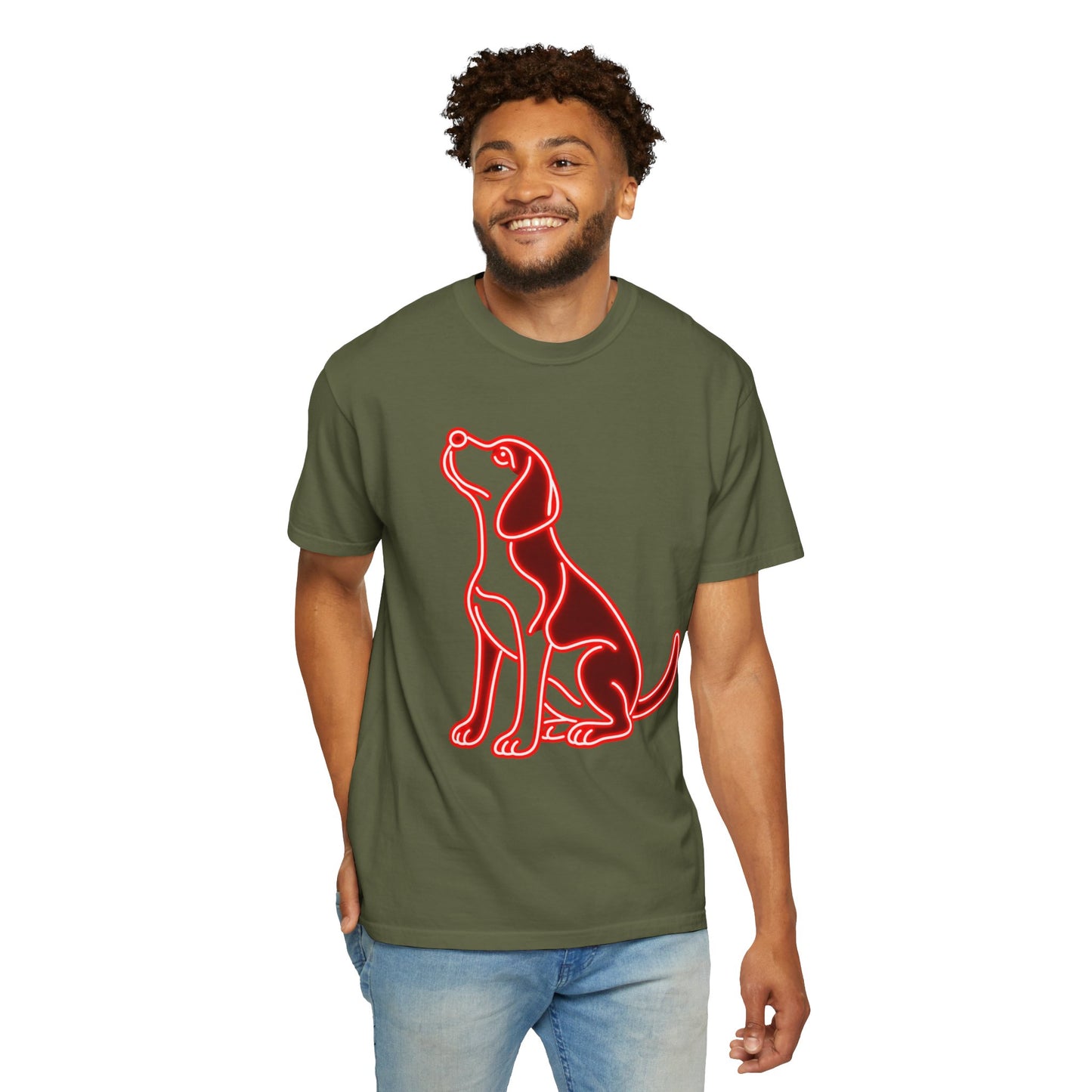 Beagle - Neon Red Hound