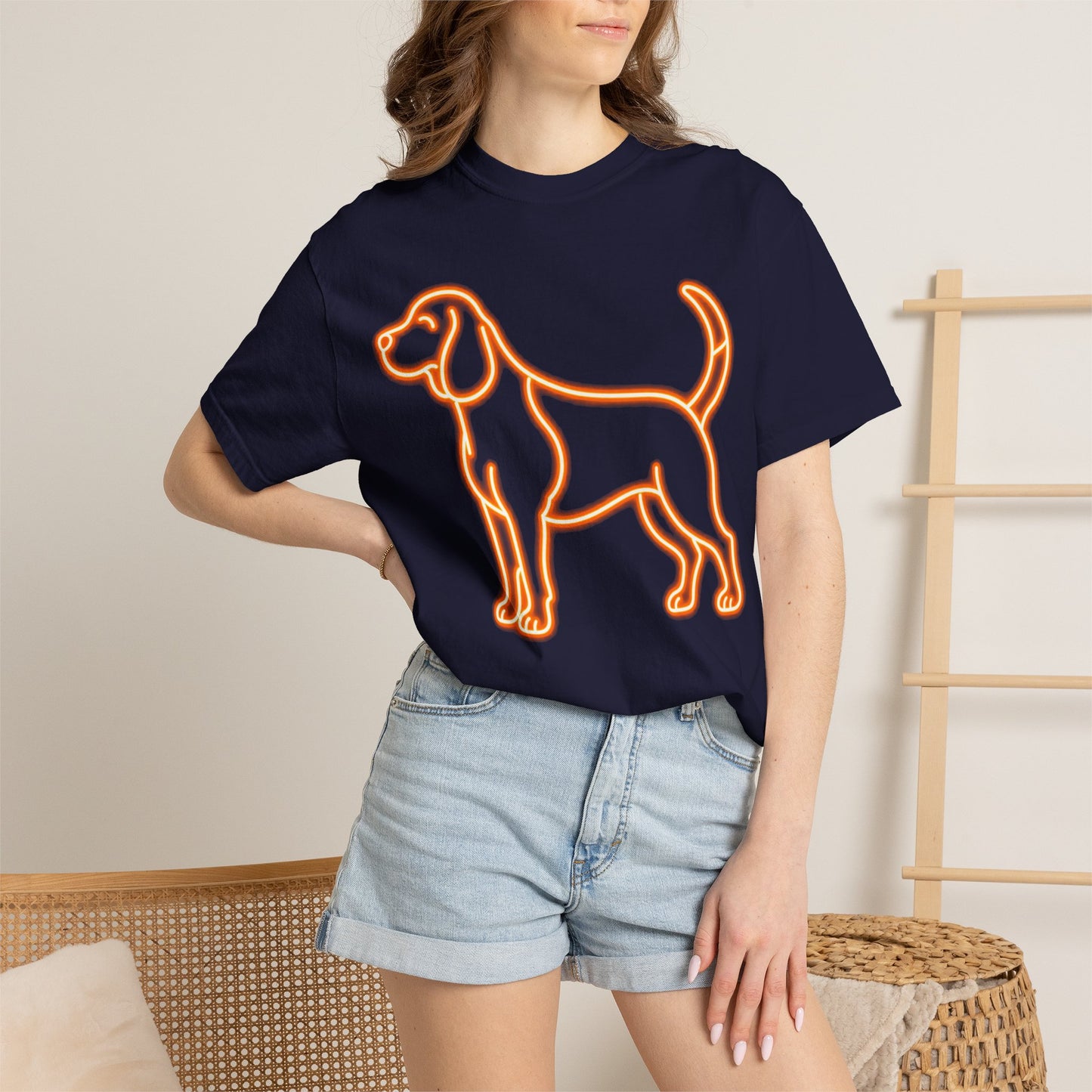 Beagle - Neon Orange Hound