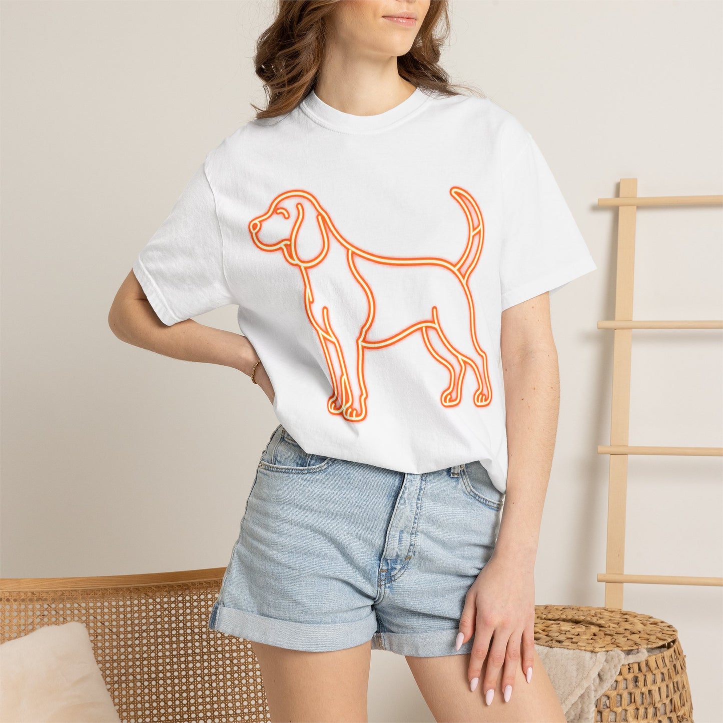 Beagle - Neon Orange Hound