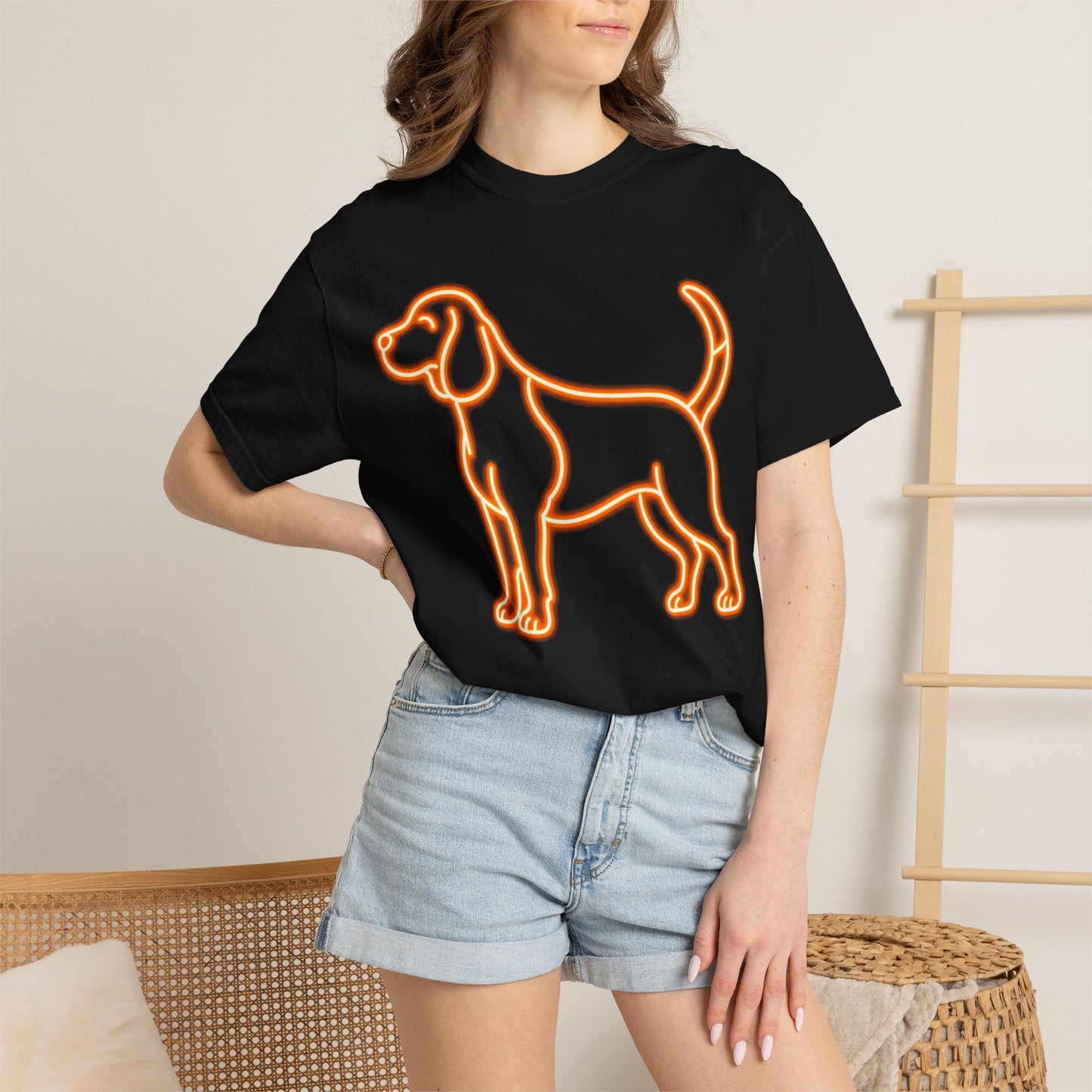 Beagle - Neon Orange Hound