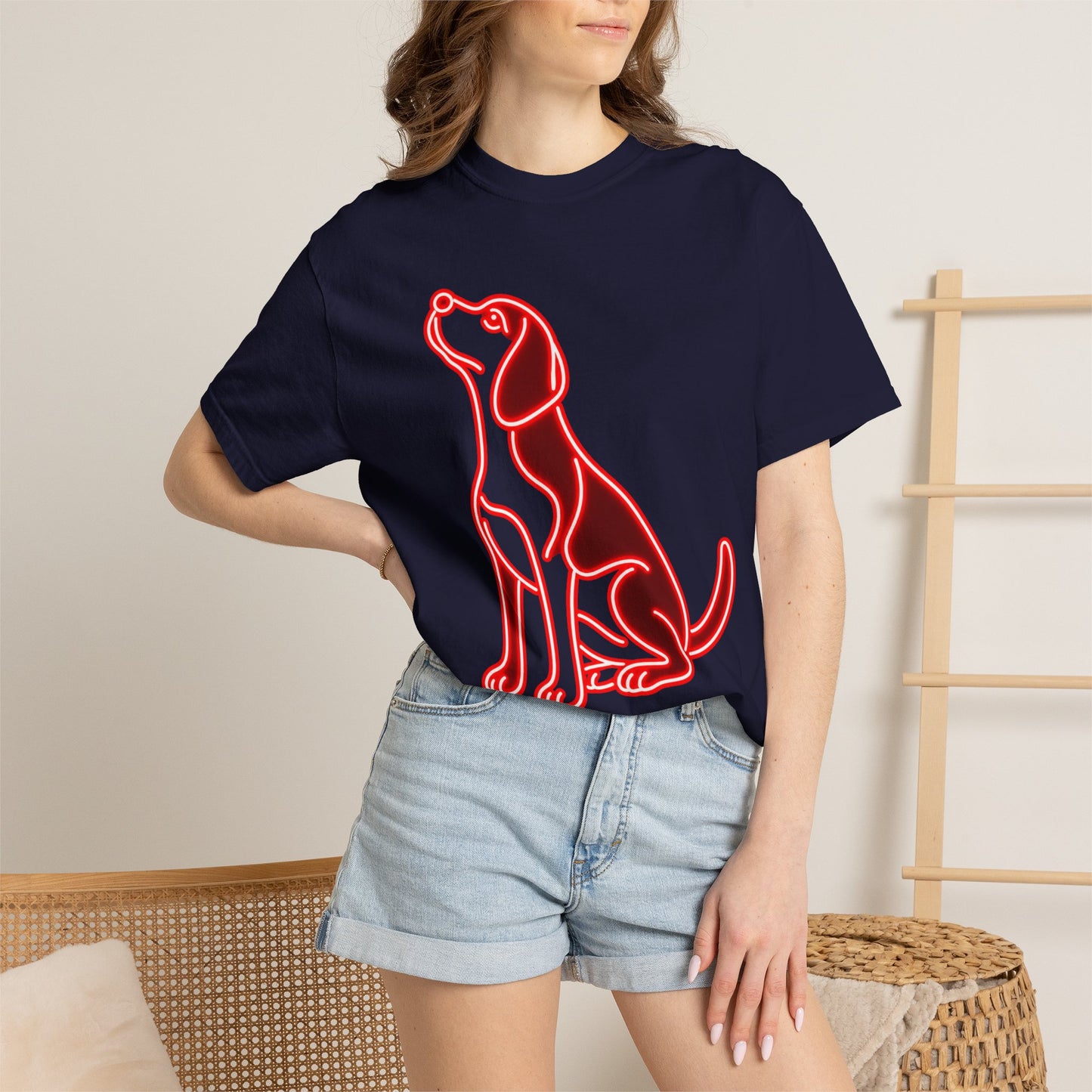 Beagle - Neon Red Hound