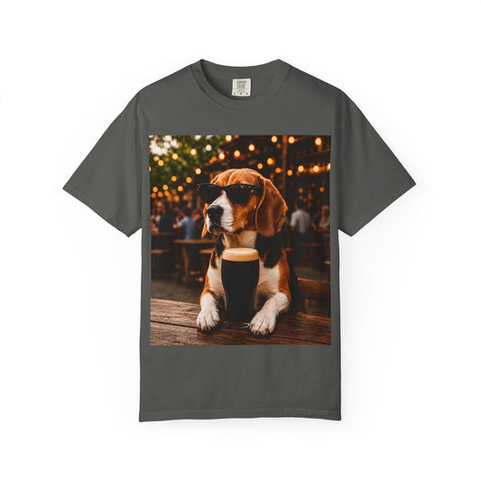 Beagle Pub T-Shirt – Sunglasses & Stout Dog Graphic Tee