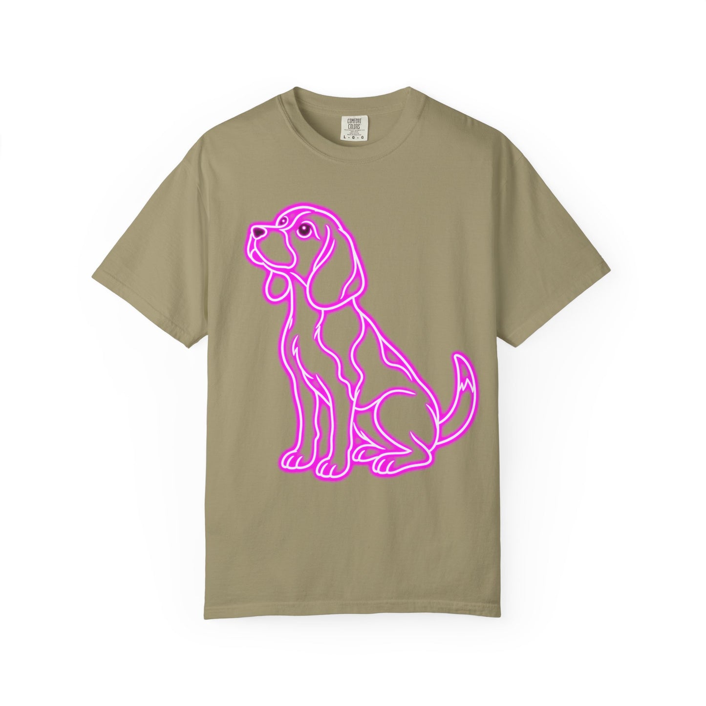 Beagle T-shirt - Neon Purple Patient Hound