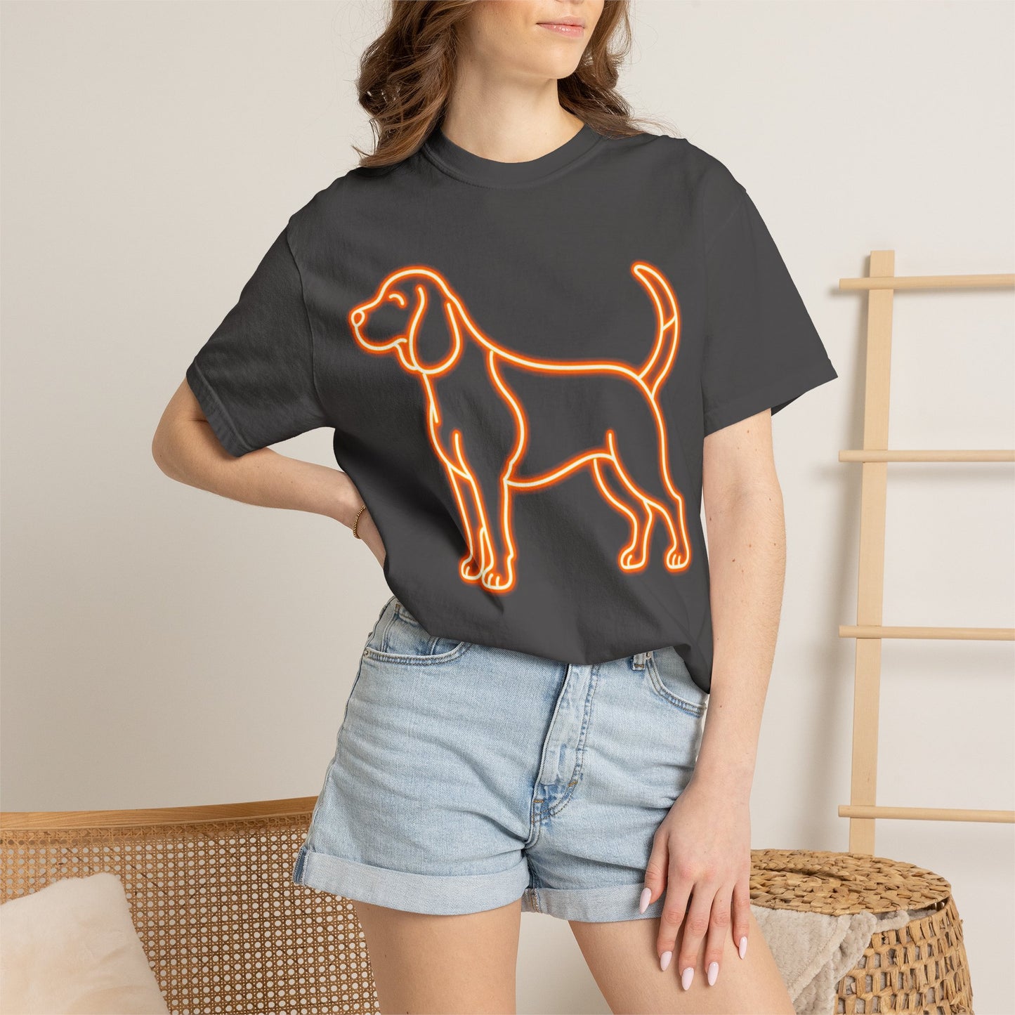 Beagle - Neon Orange Hound