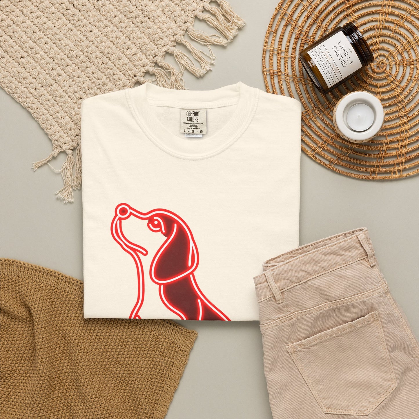 Beagle - Neon Red Hound