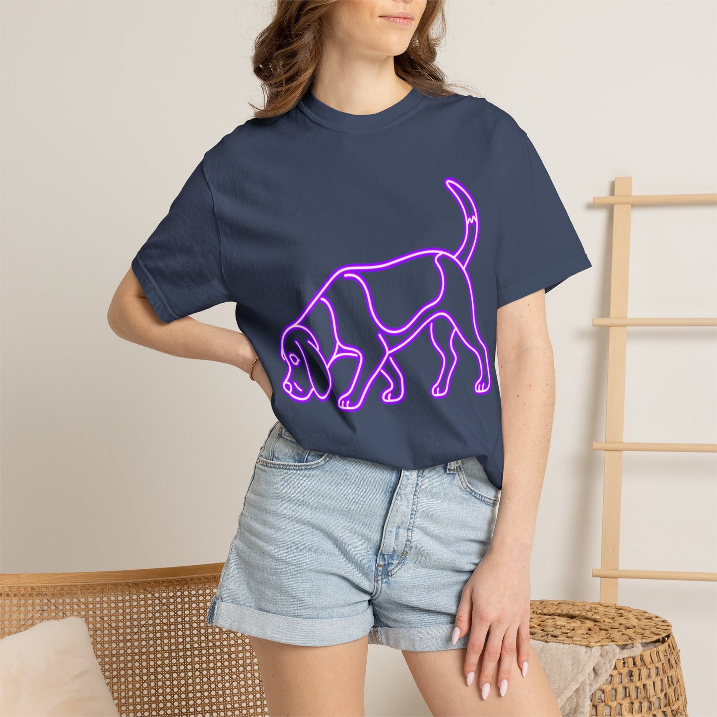 Beagle - Neon Purple Hound