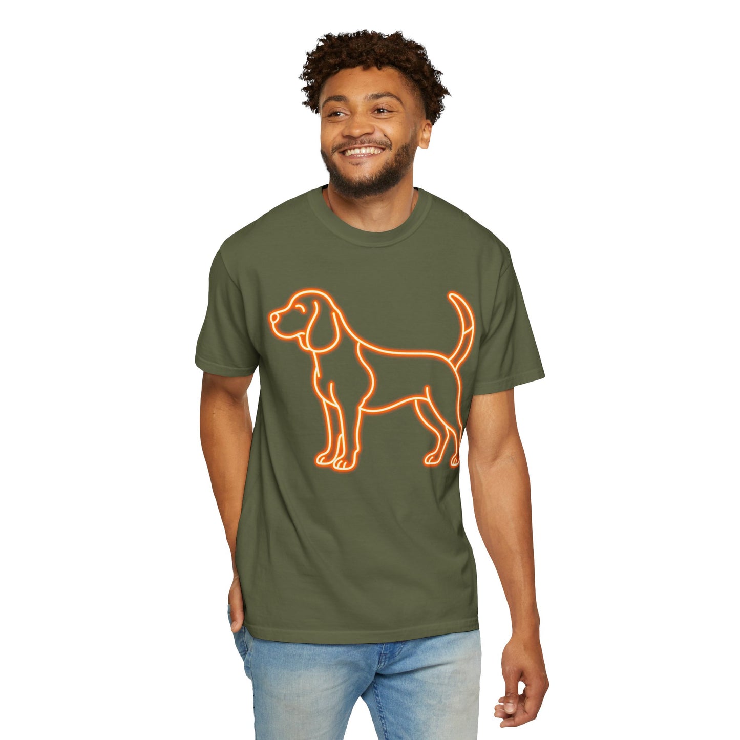 Beagle - Neon Orange Hound