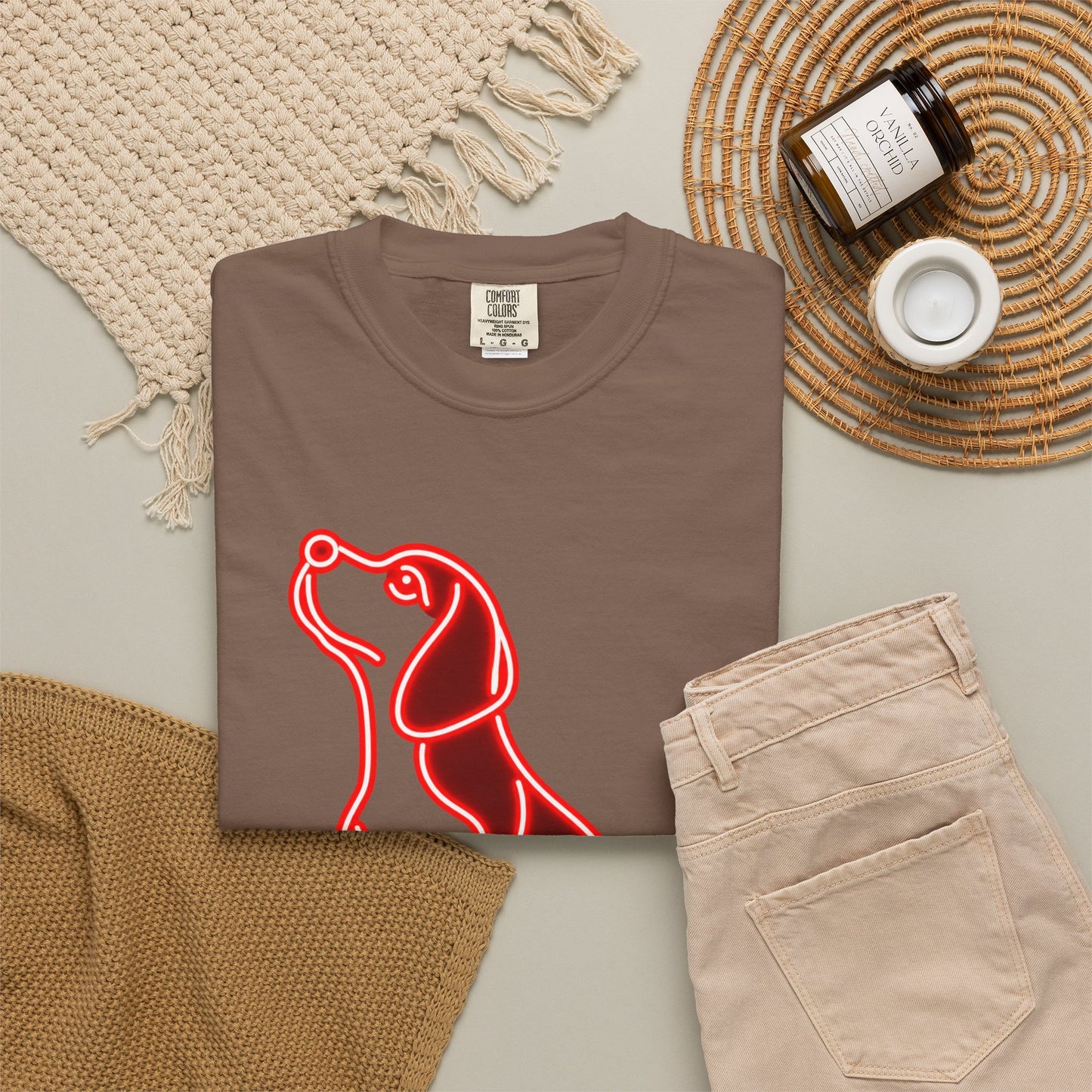 Beagle - Neon Red Hound