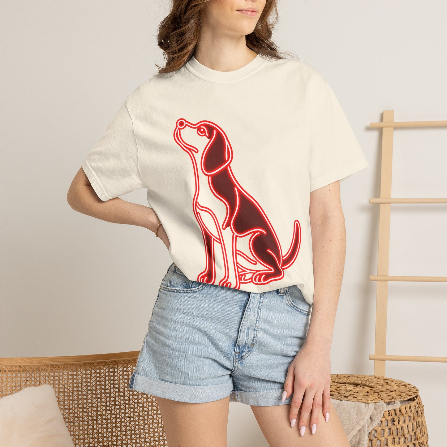 Beagle - Neon Red Hound