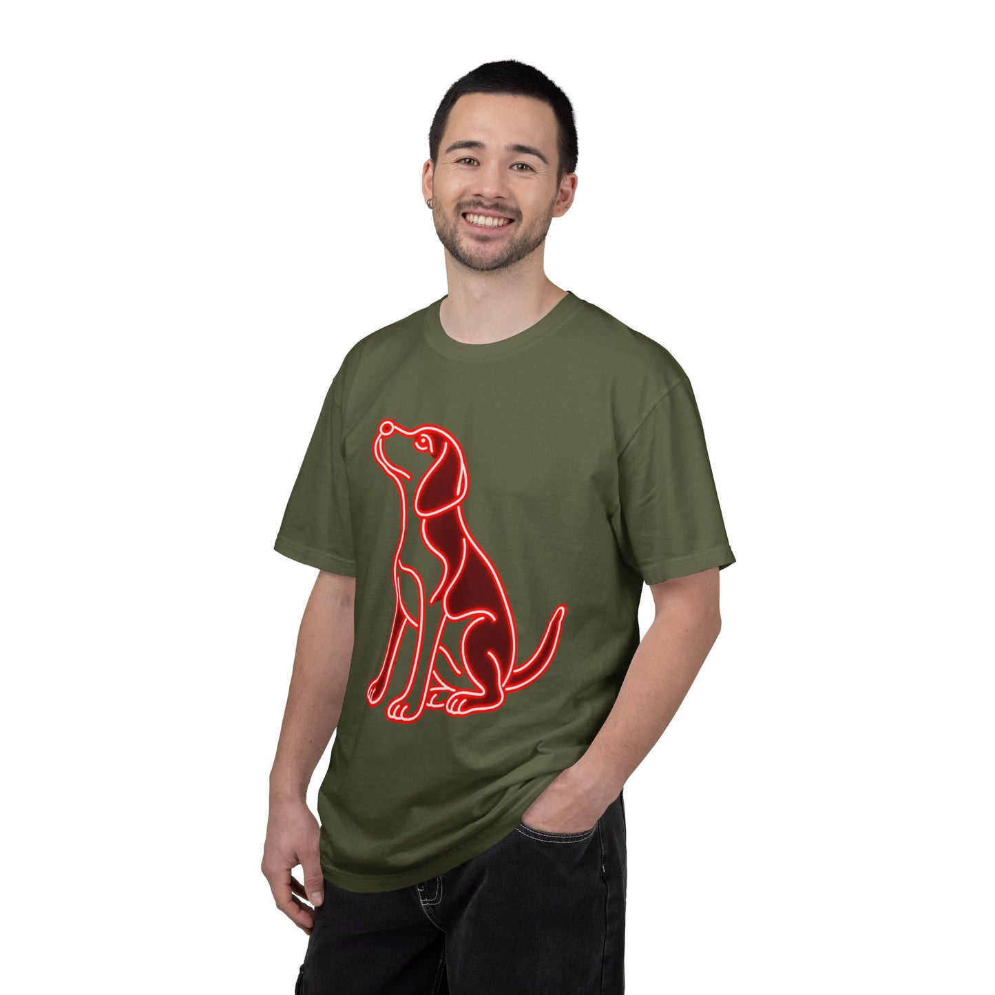 Beagle - Neon Red Hound