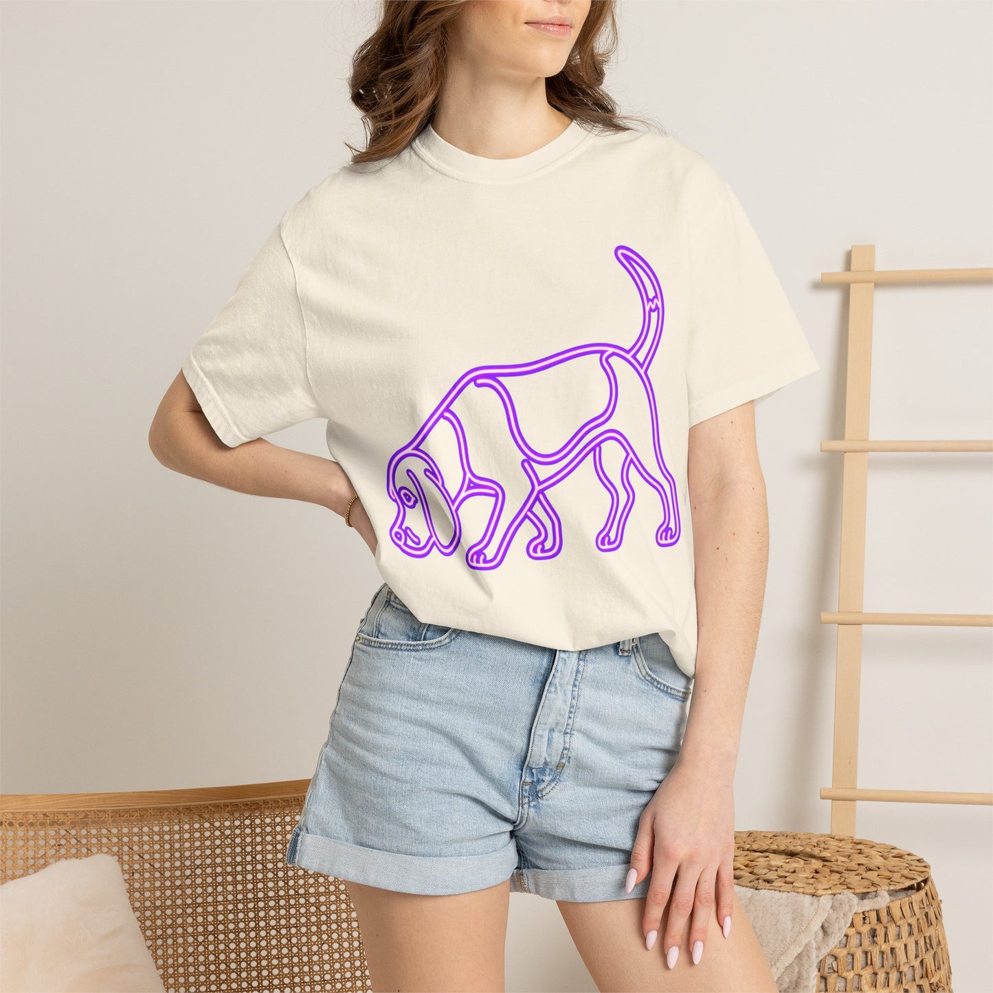Beagle - Neon Purple Hound