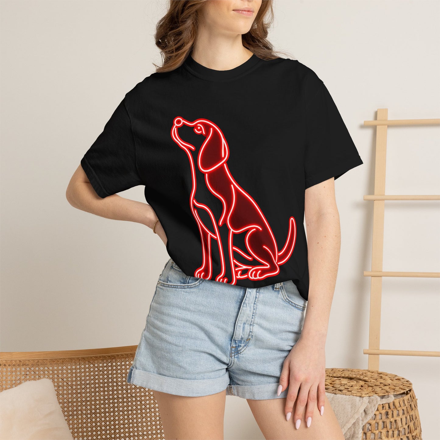 Beagle - Neon Red Hound