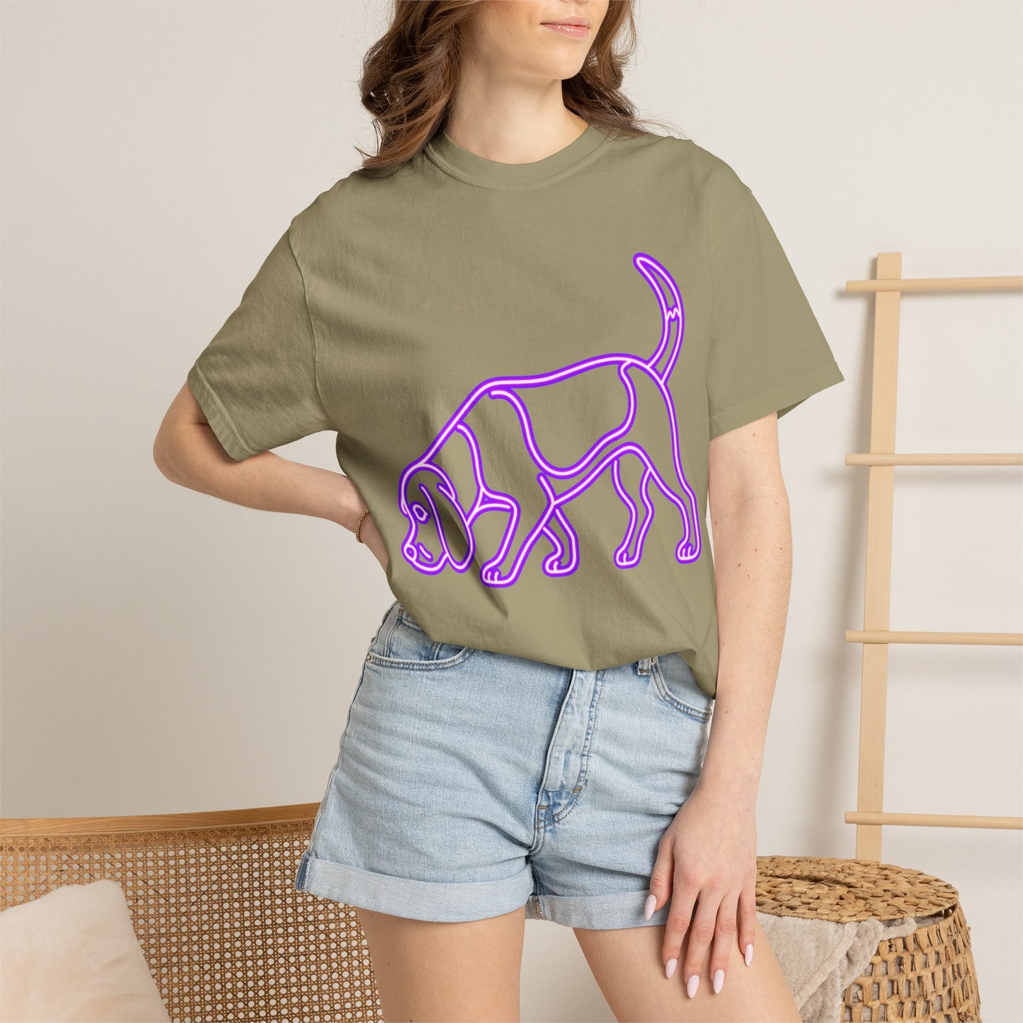 Beagle - Neon Purple Hound