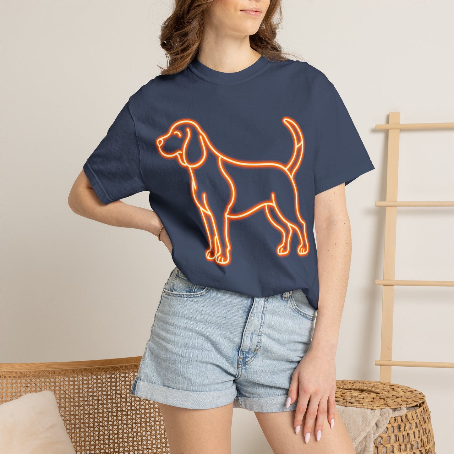 Beagle - Neon Orange Hound