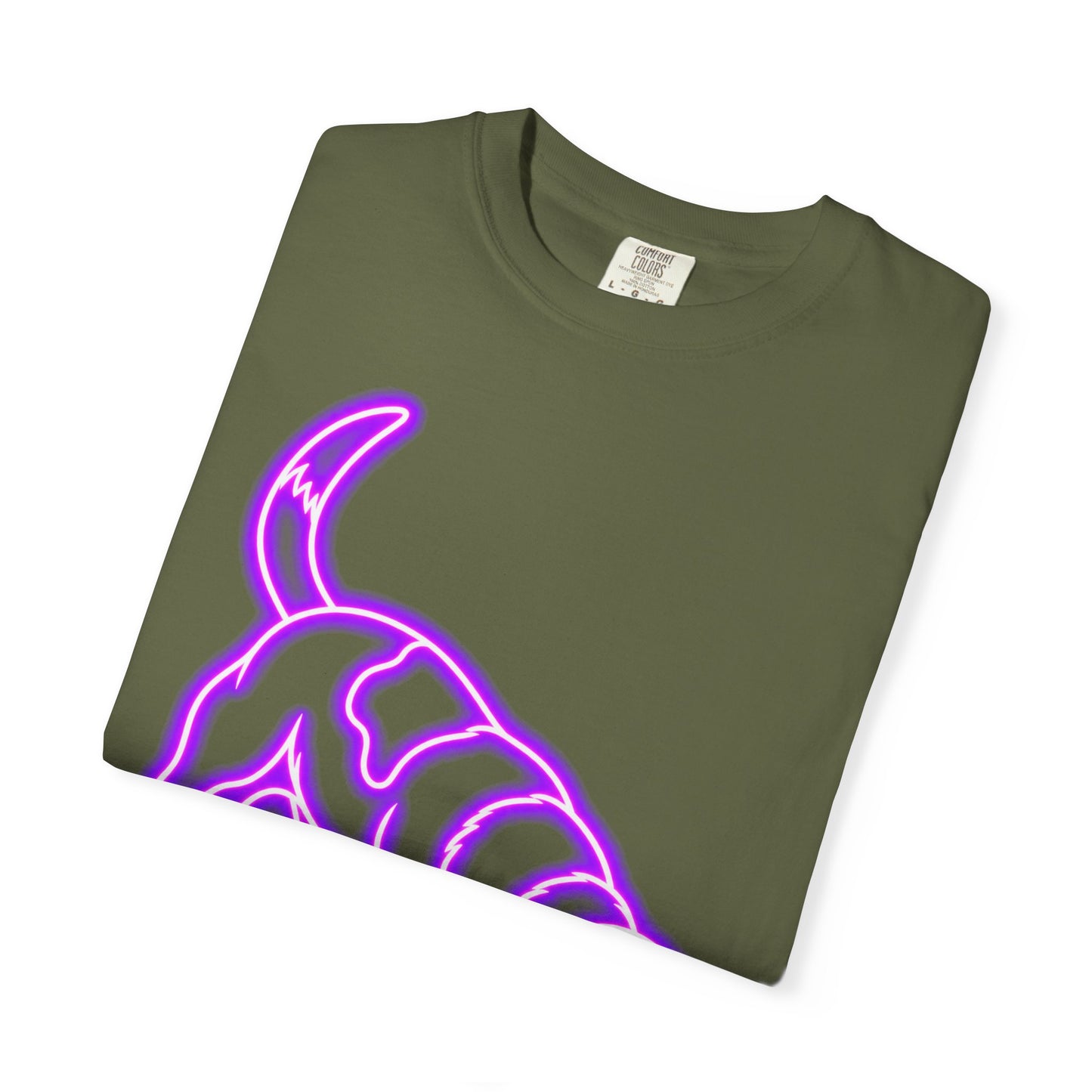 Beagle T-shirt - Neon Purple Tracker Hound