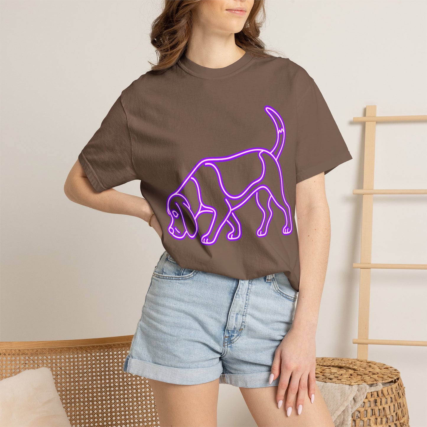 Beagle - Neon Purple Hound